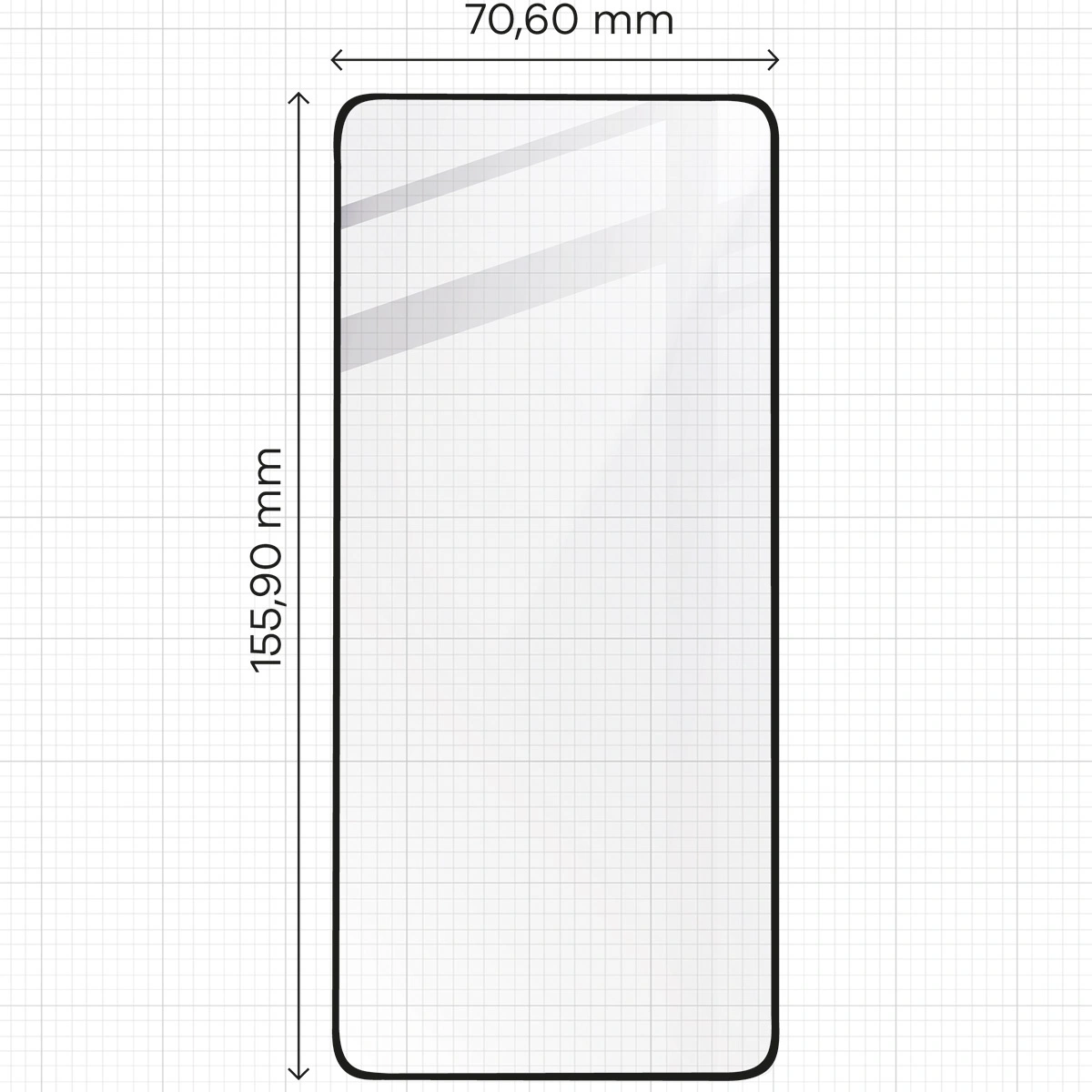Ochranné sklo Bizon Glass Edge 2 Xiaomi 14T Pro black