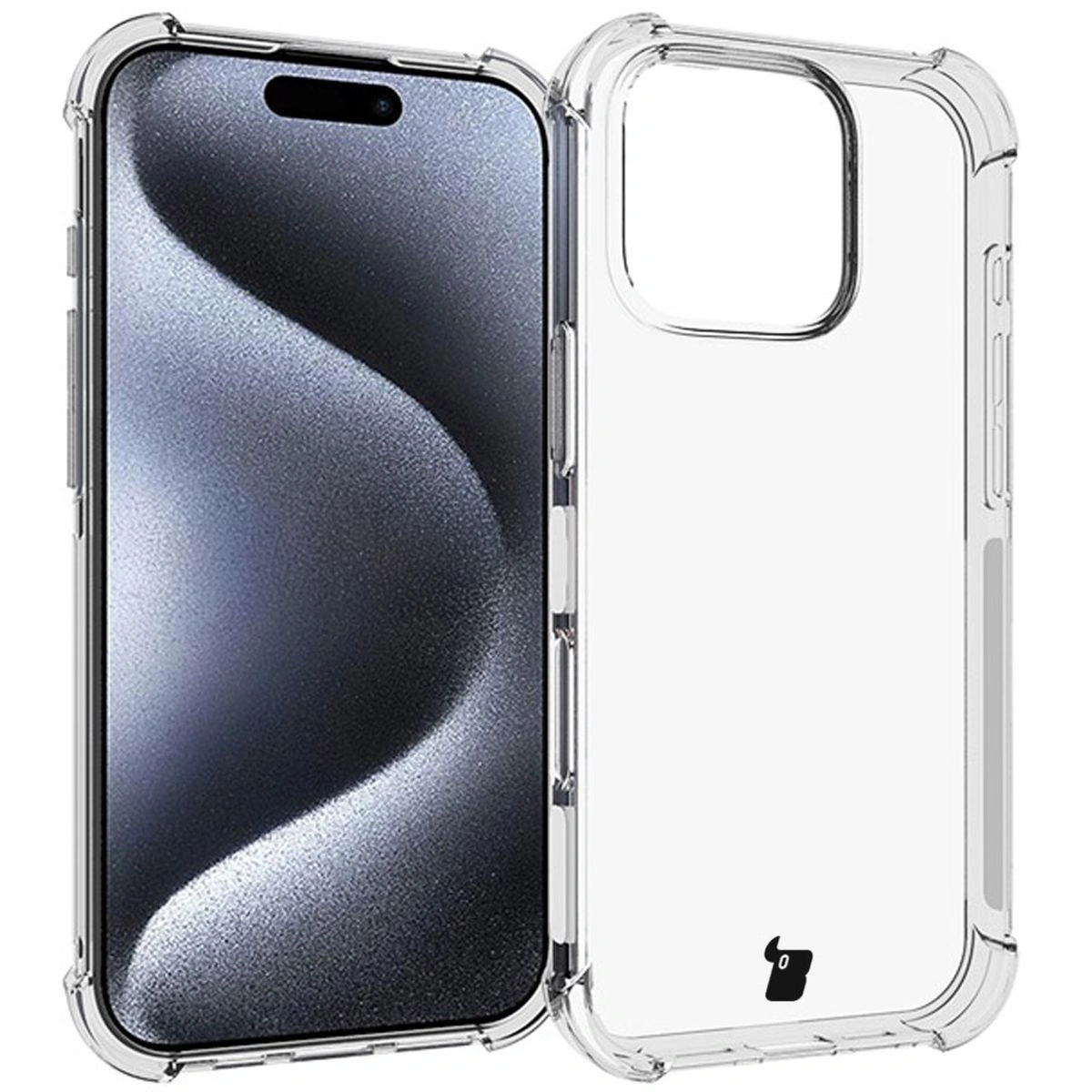 Kryt Bizon Case Clear Pack case + 2x tempered glass + lens glass Apple iPhone 16 Pro
