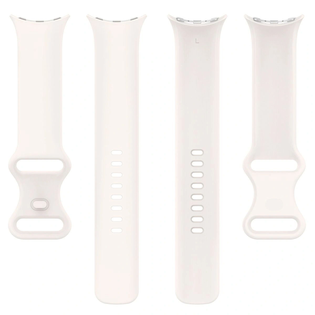 Kryt Bizon Strap Watch Silicone Google Pixel Watch 4 / 3 (45mm) pearl