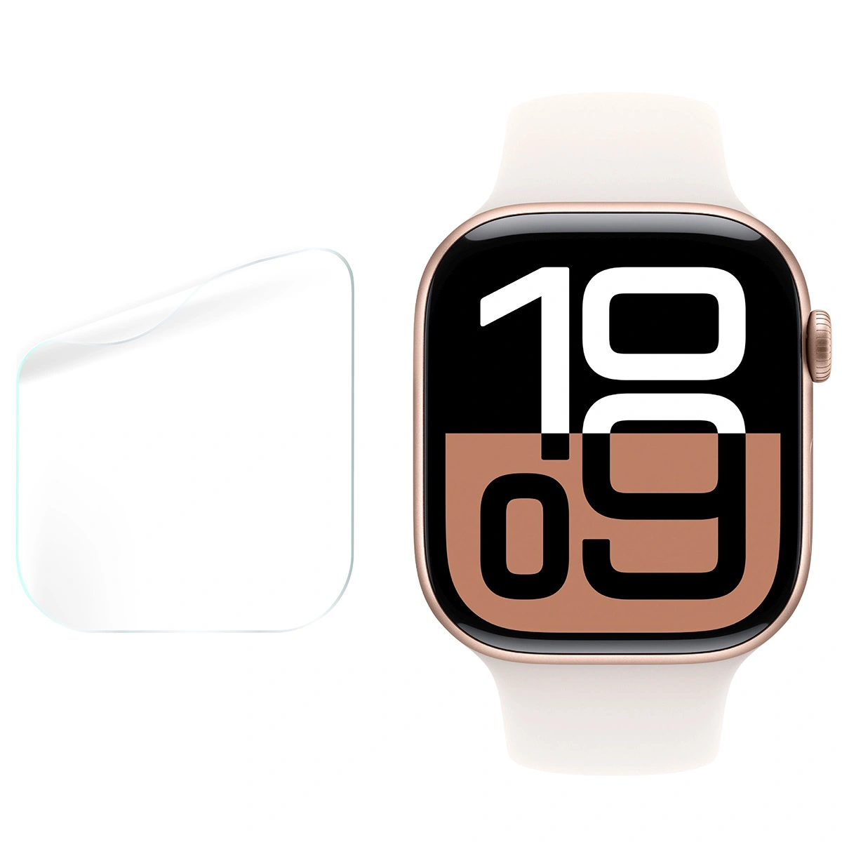 Bizon Glass Watch Hydrogel Apple Watch 10 / 11 42mm [2 PACK]