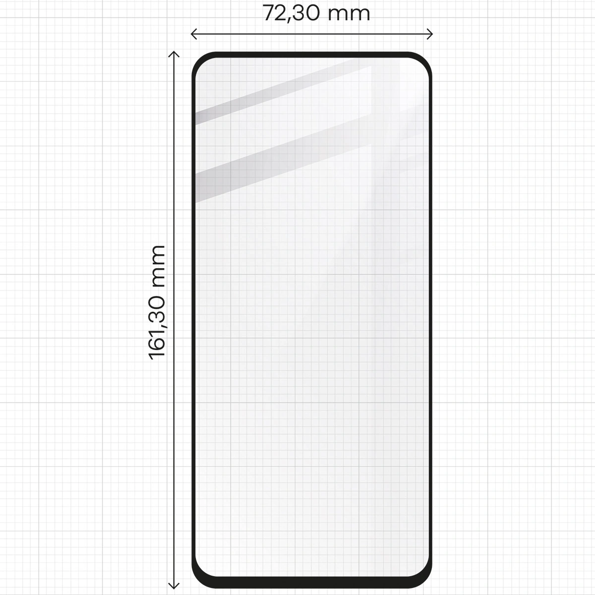 Kryt Bizon Edge 2x tempered screen glass with frame + camera glass Realme 12/12x