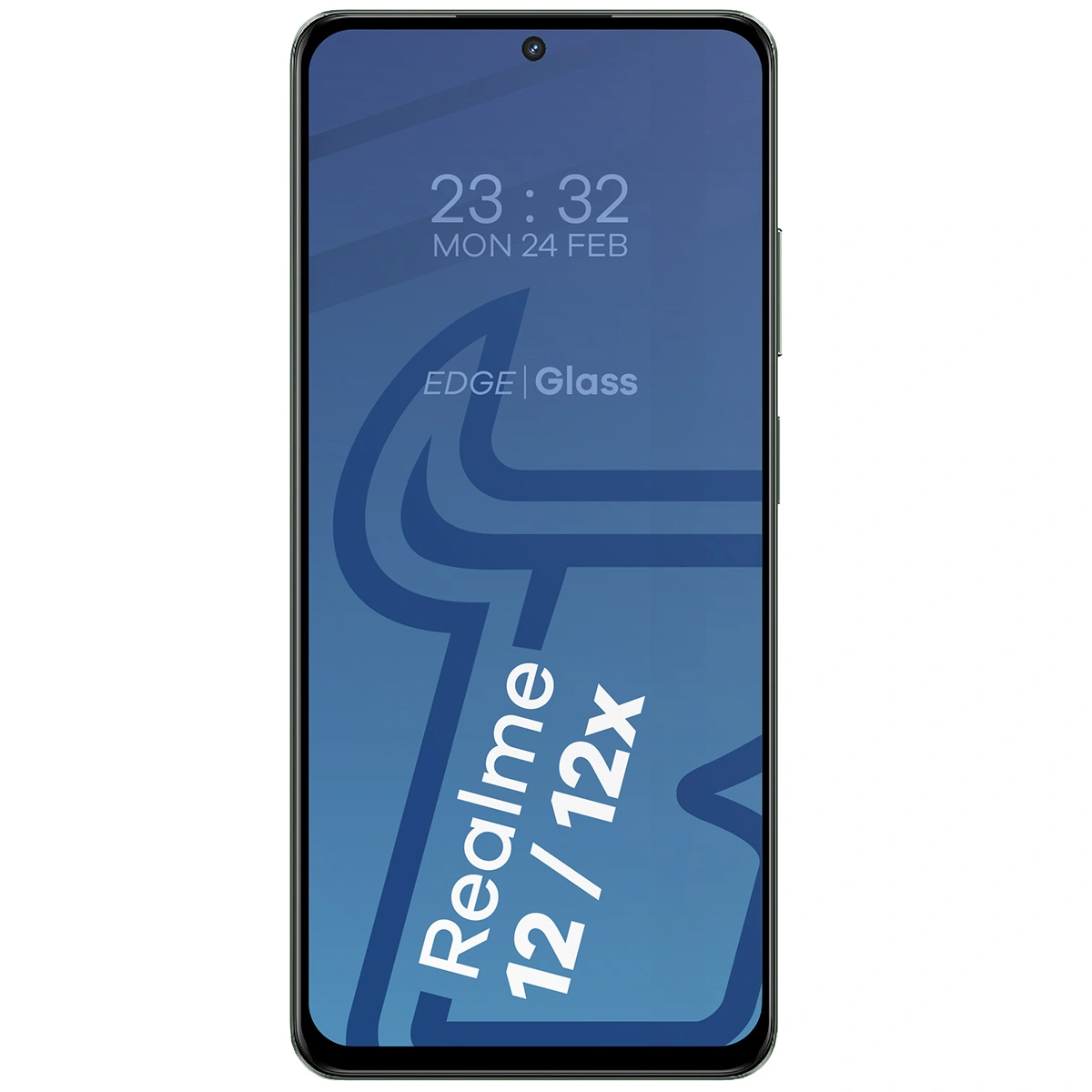 Kryt Bizon Edge 2x tempered screen glass with frame + camera glass Realme 12/12x