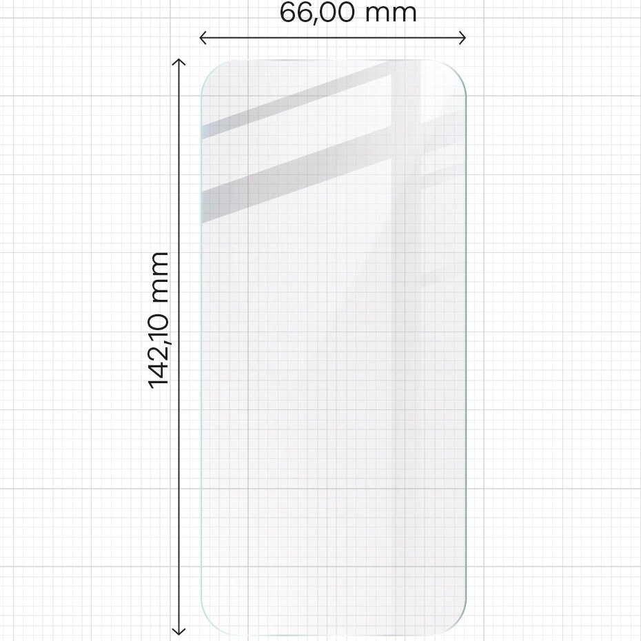 Kryt BIZON Clear 3x screen glass + camera glass Apple iPhone 16