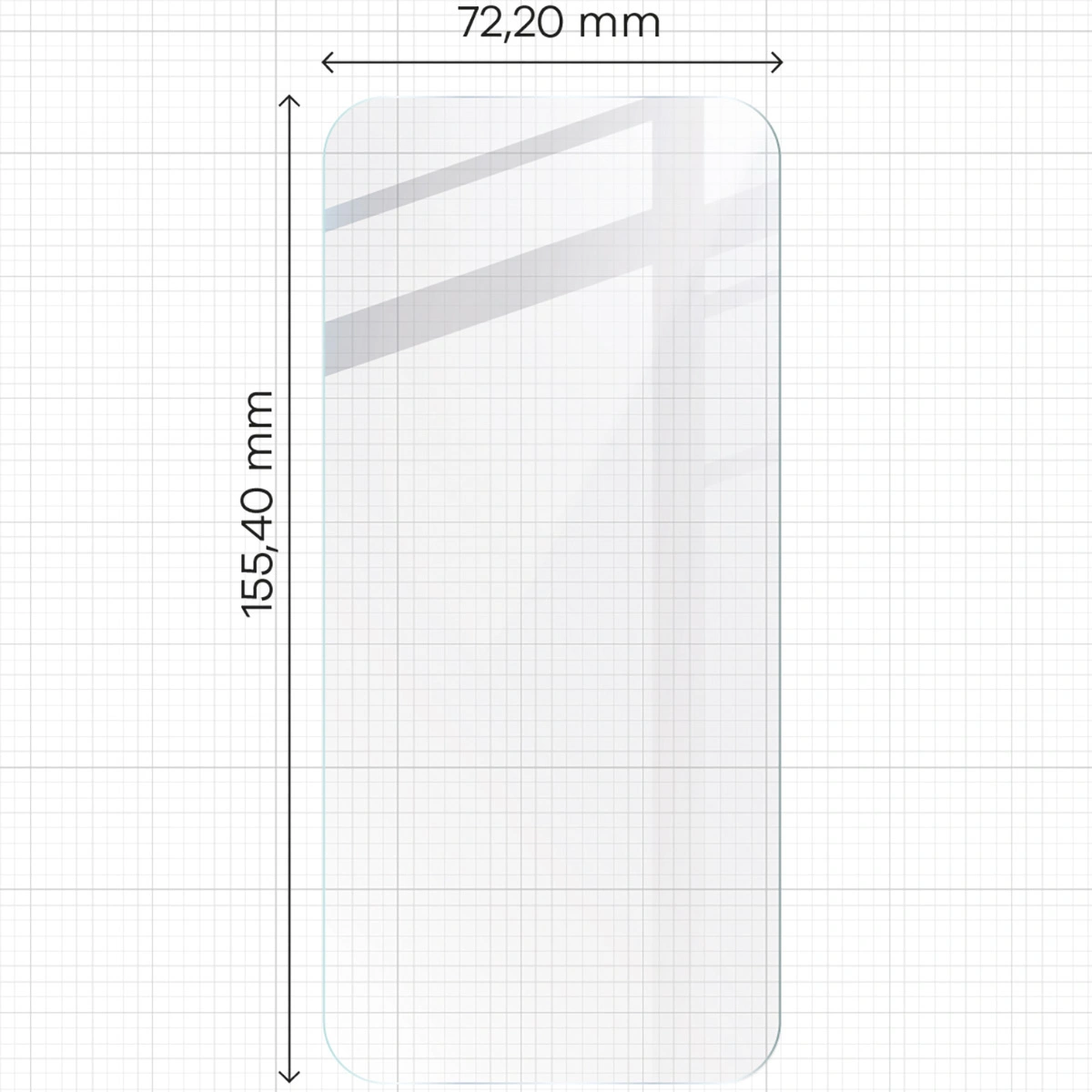 Kryt BIZON Clear 3x screen glass + camera glass Apple iPhone 16 Plus