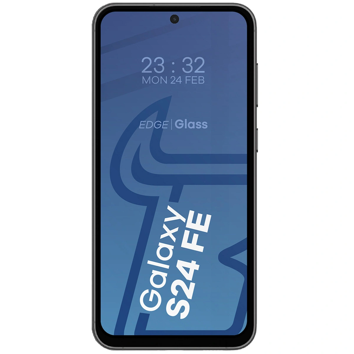Kryt Bizon Edge 2x tempered screen glass with frame + camera glass Samsung Galaxy S24 FE