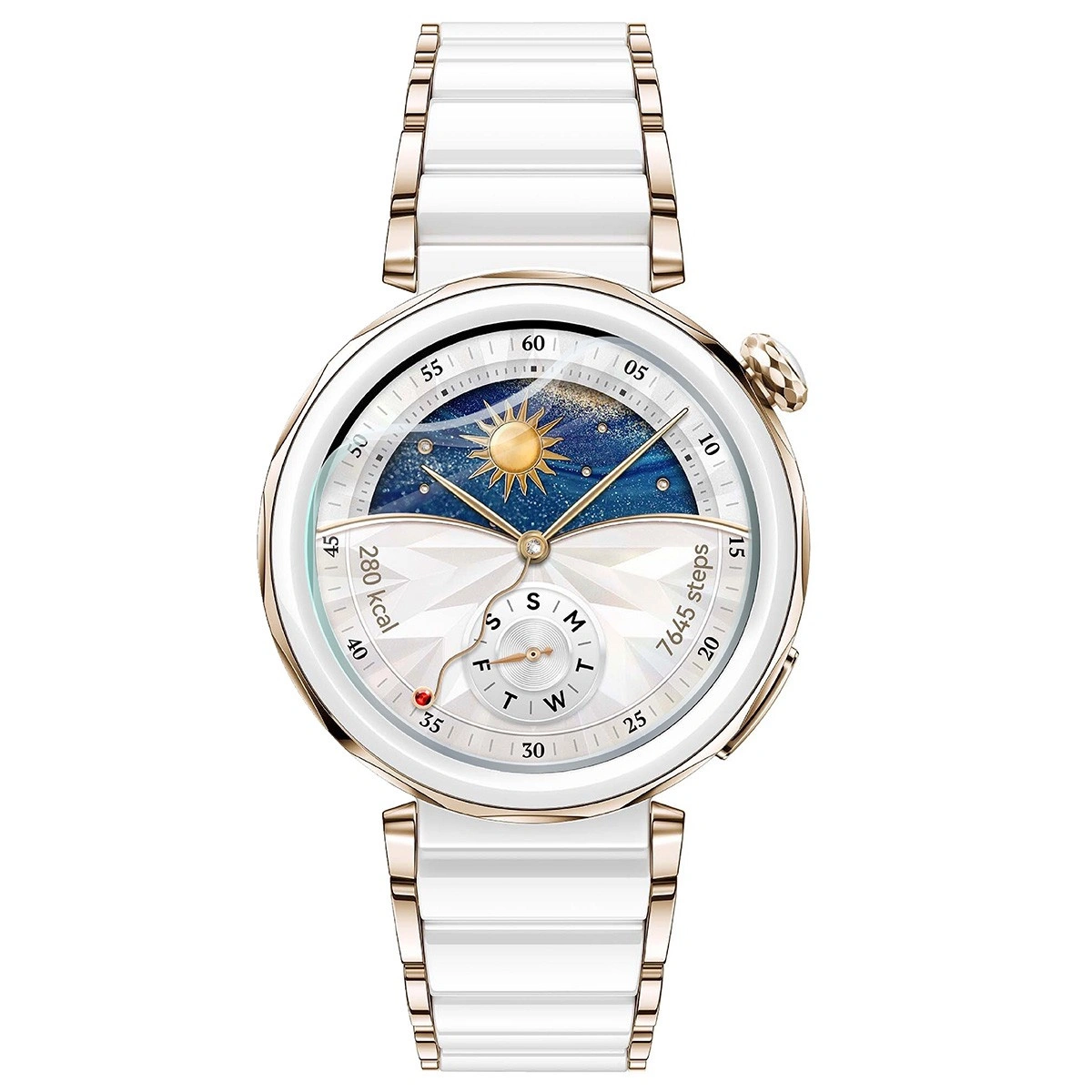 Ochranné sklo Bizon Glass Watch Hydrogel Huawei Watch GT 5 Pro 42 mm [2 PACK]