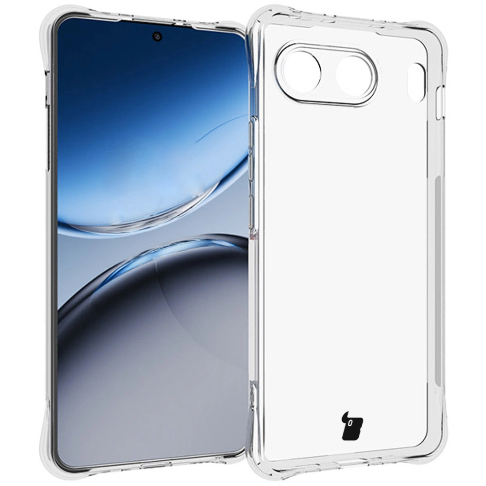 Kryt Bizon Case Clear Pack case + 2x screen glass OnePlus Nord 4 clear