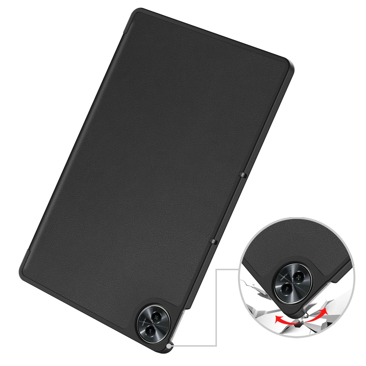 Kryt Bizon Case Tab Croc Realme Pad 2 11.5 black