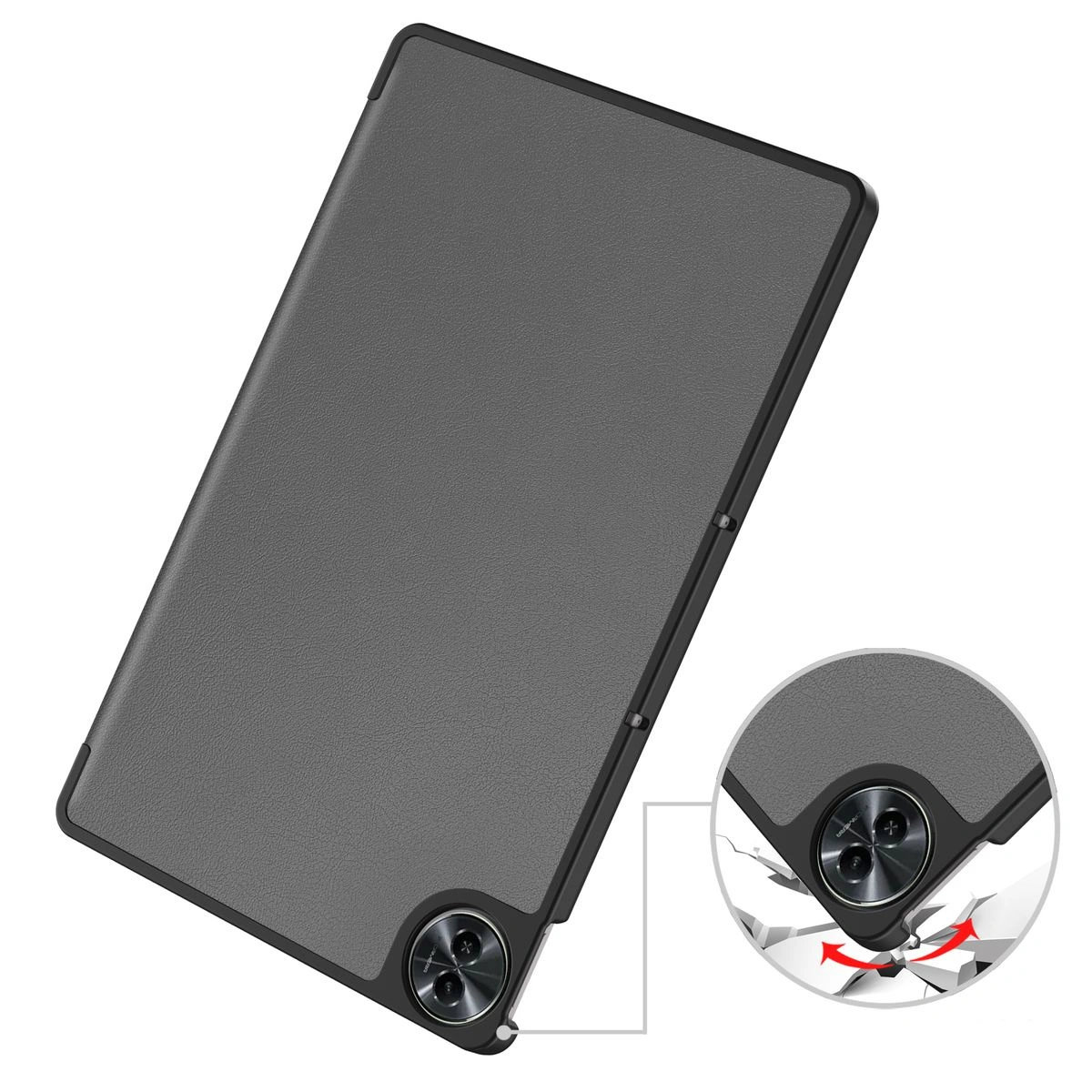 Kryt Bizon Case Tab Croc Realme Pad 2 11.5 grey