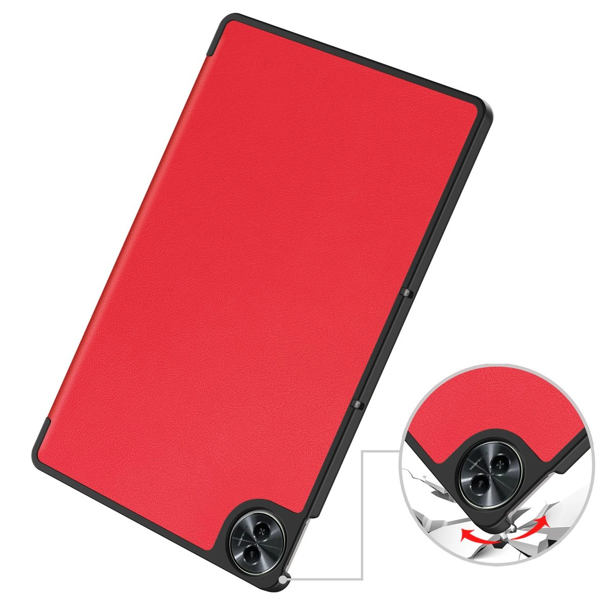 Kryt Bizon Case Tab Croc Realme Pad 2 11.5 red