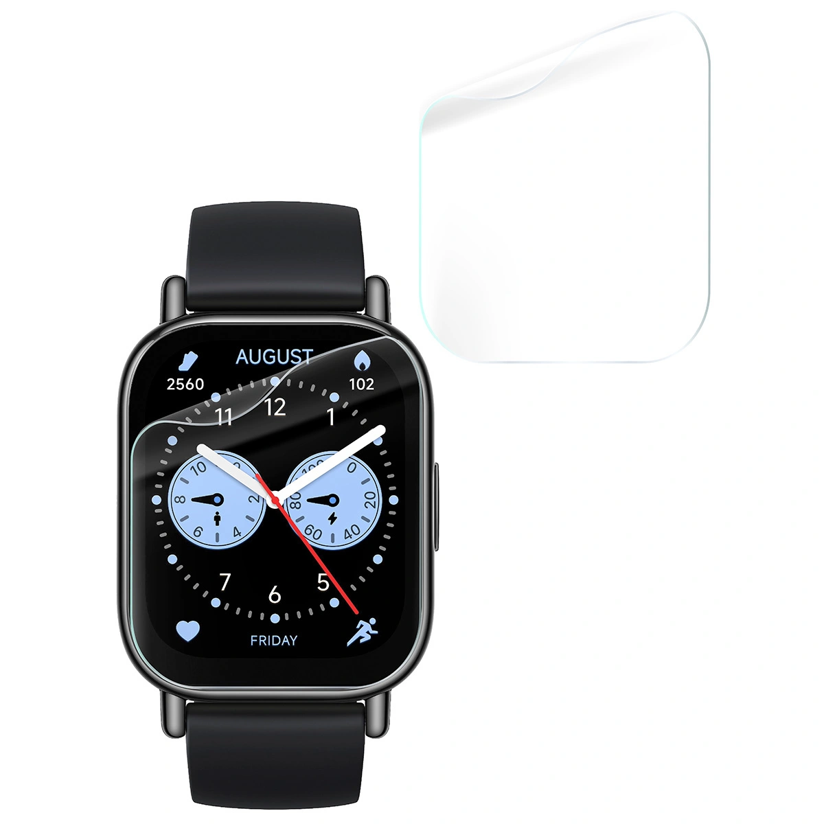 Ochranné sklo Bizon Glass Watch Hydrogel Xiaomi Redmi Watch 5 Lite [2 PACK]