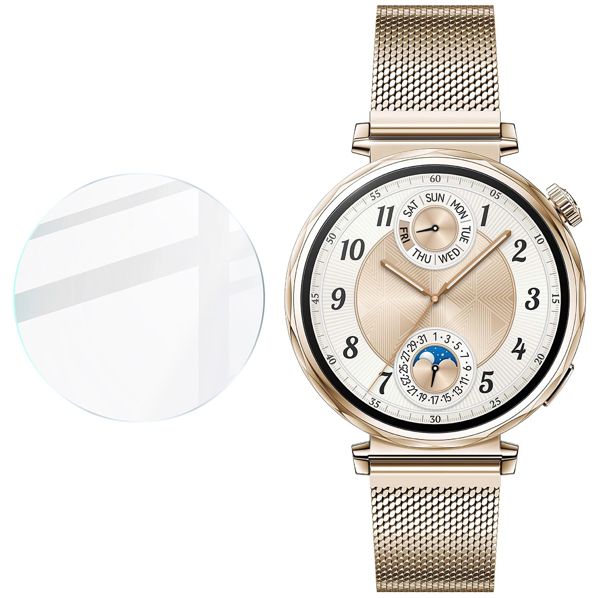Ochranné sklo Bizon Glass Watch Clear Huawei Watch GT 5 41 mm