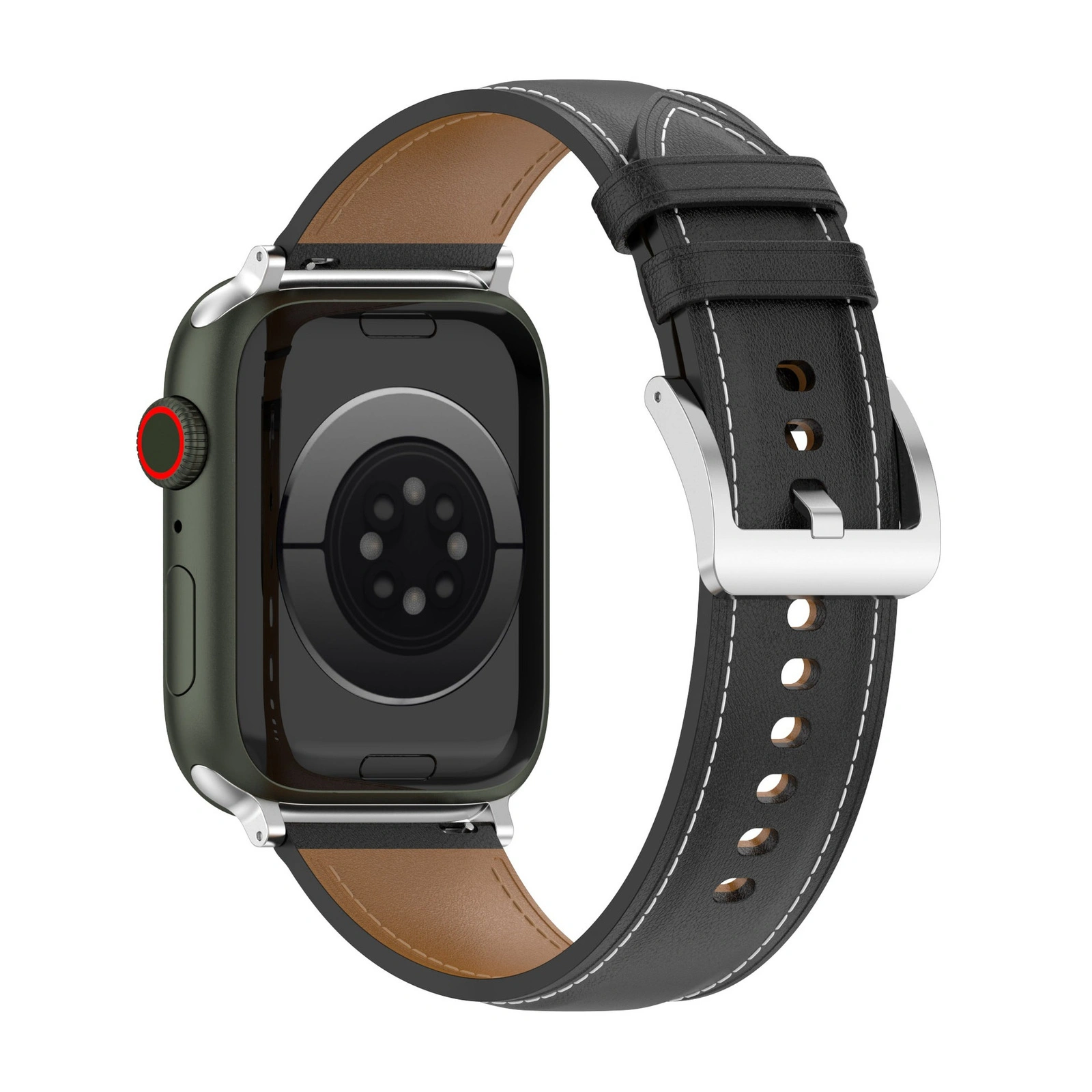 Bizon Strap Watch Casual Apple Watch 38/40/41mm/S10 42mm black