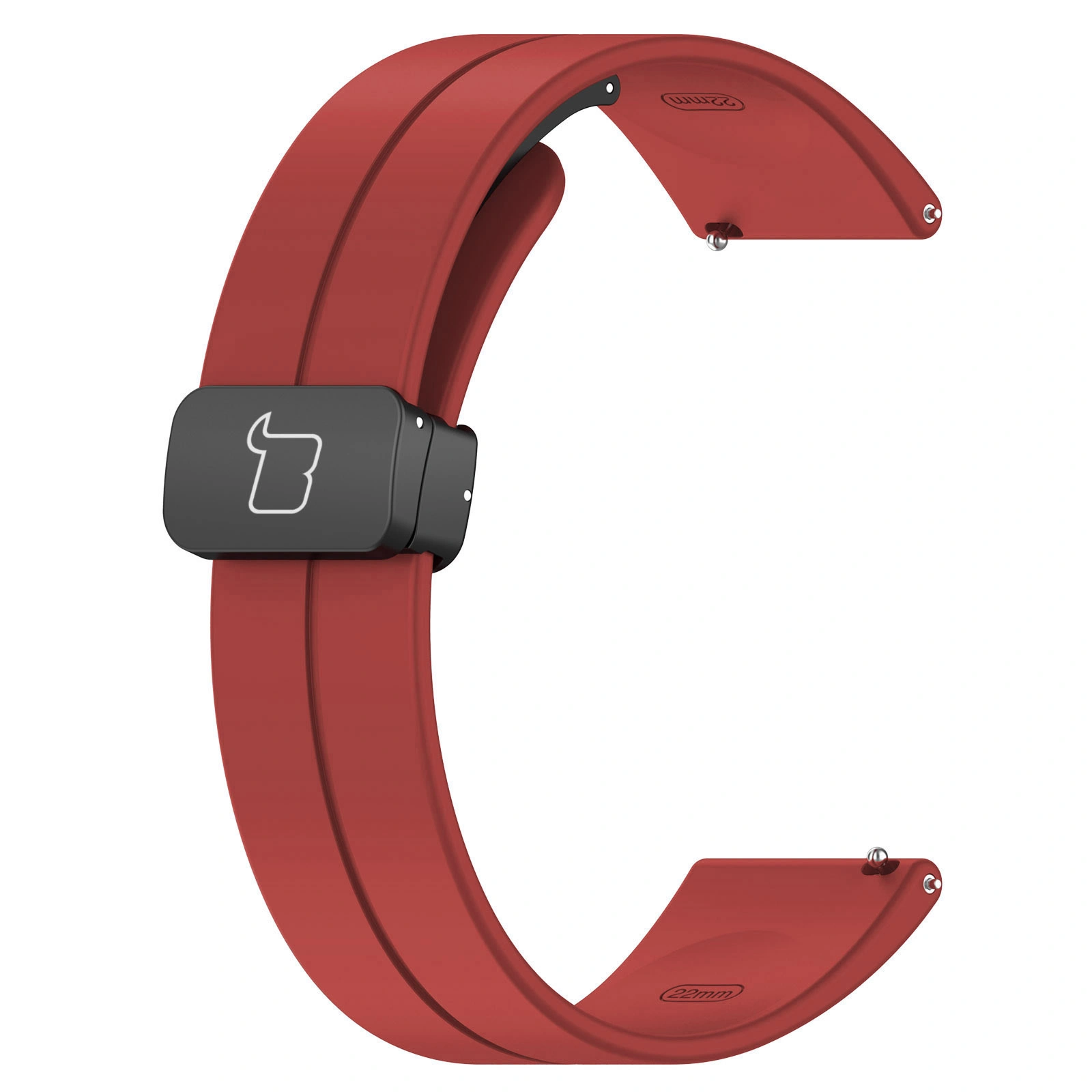 Kryt Bizon Strap Watch Silicone 22 mm burgundy