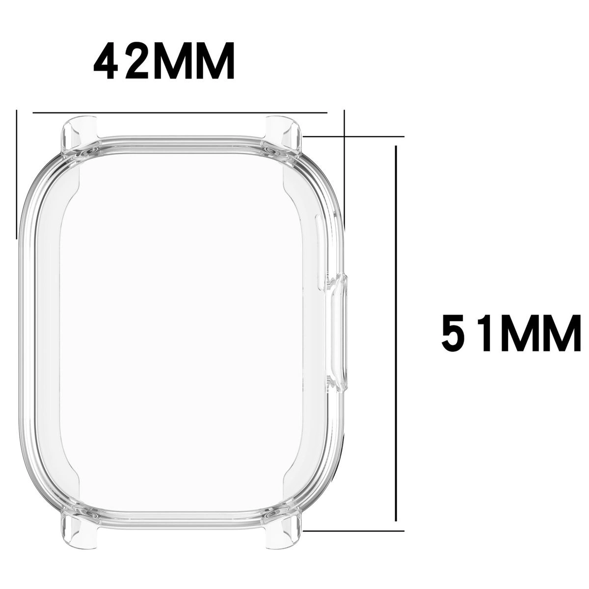 Kryt Bizon Case Watch Felipe Xiaomi Redmi Watch 5 Lite clear
