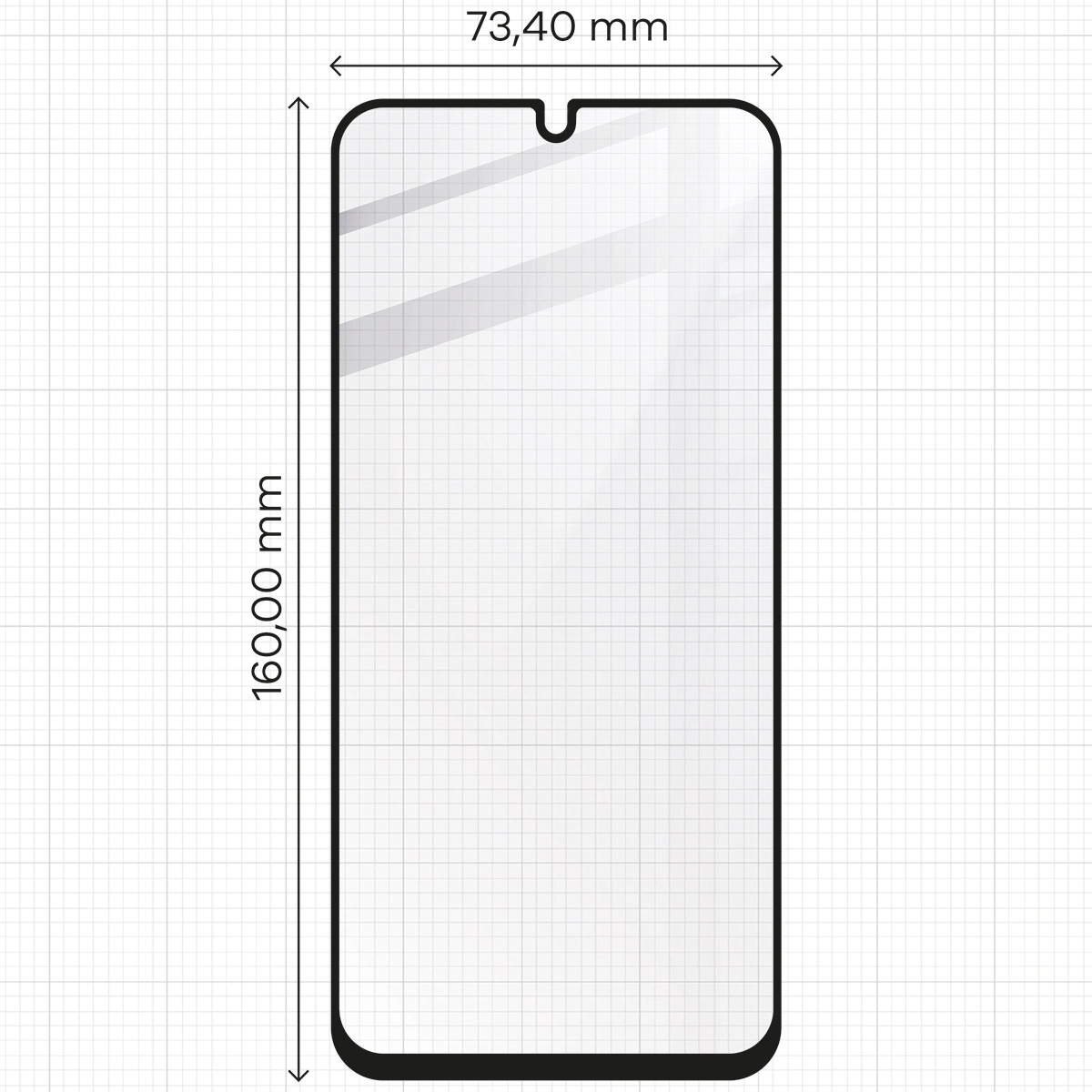 Ochranné sklo Bizon Glass Edge 2 Samsung Galaxy A16 4G/5G black