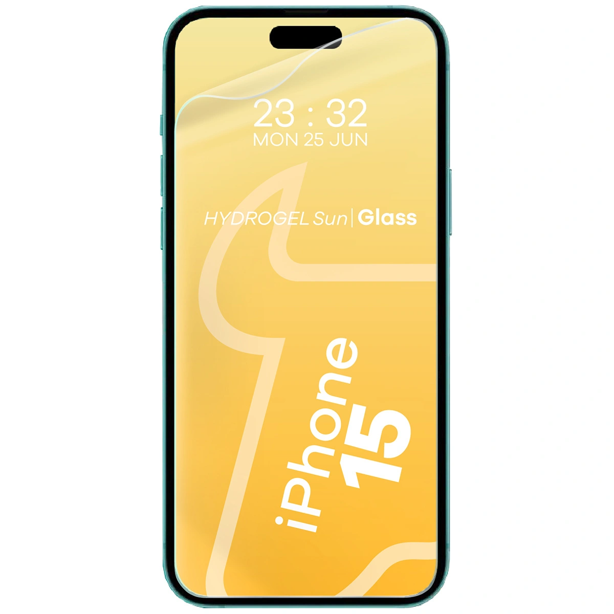Ochranné sklo Bizon Glass Hydrogel Sun Apple iPhone 15 [2 PACK]