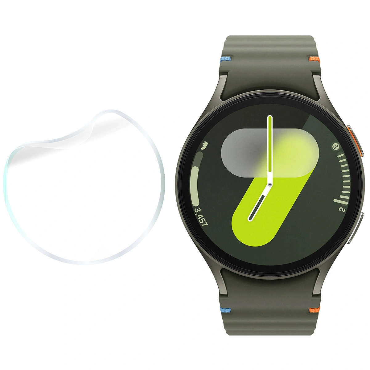 Ochranné sklo Bizon Glass Watch Hydrogel Sun Samsung Galaxy Watch 7 44 mm [2 PACK]