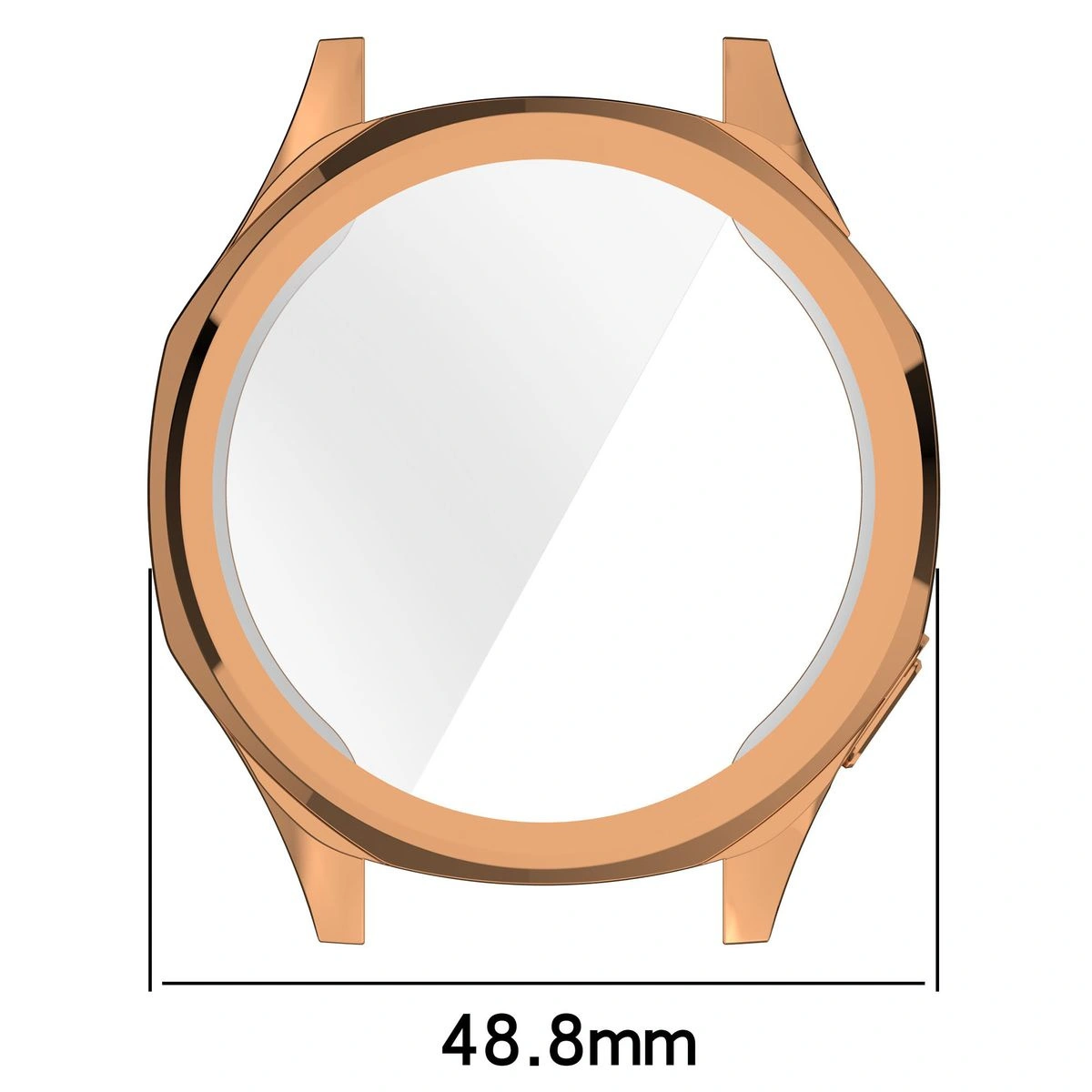 Kryt Bizon Case Watch Felipe Huawei Watch GT 5 46 mm rose gold