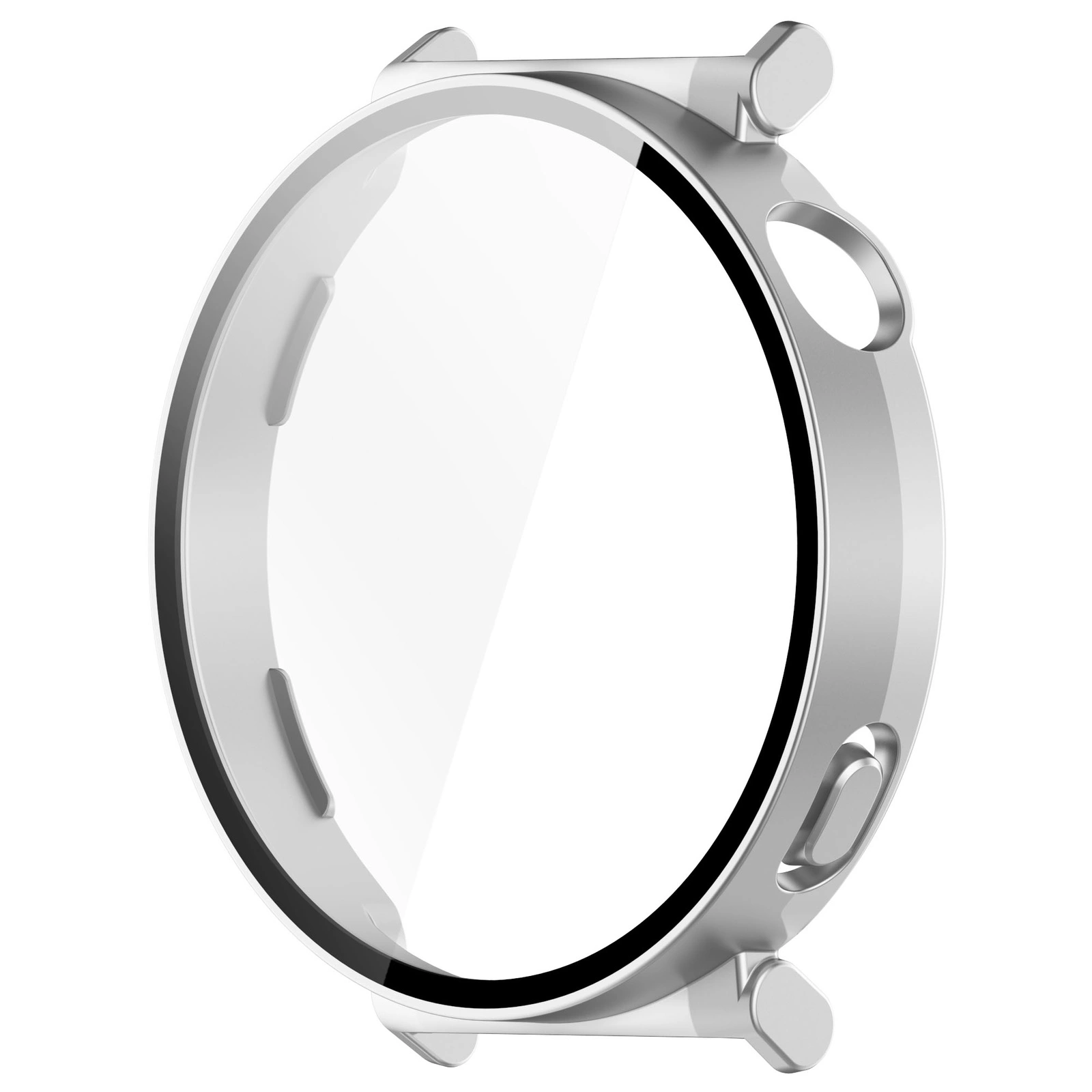Kryt Bizon Case+Glass Watch Huawei Watch GT 5 41 mm satin silver