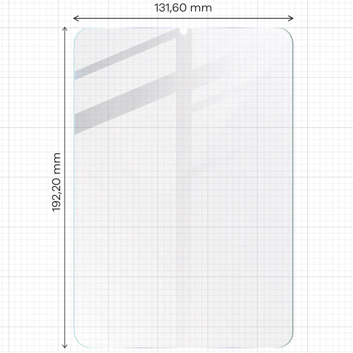 Ochranné sklo Bizon Glass Tab Clear Apple iPad Mini 7 gen. 2024 / iPad Mini 6 gen. 2021 [2 PACK]
