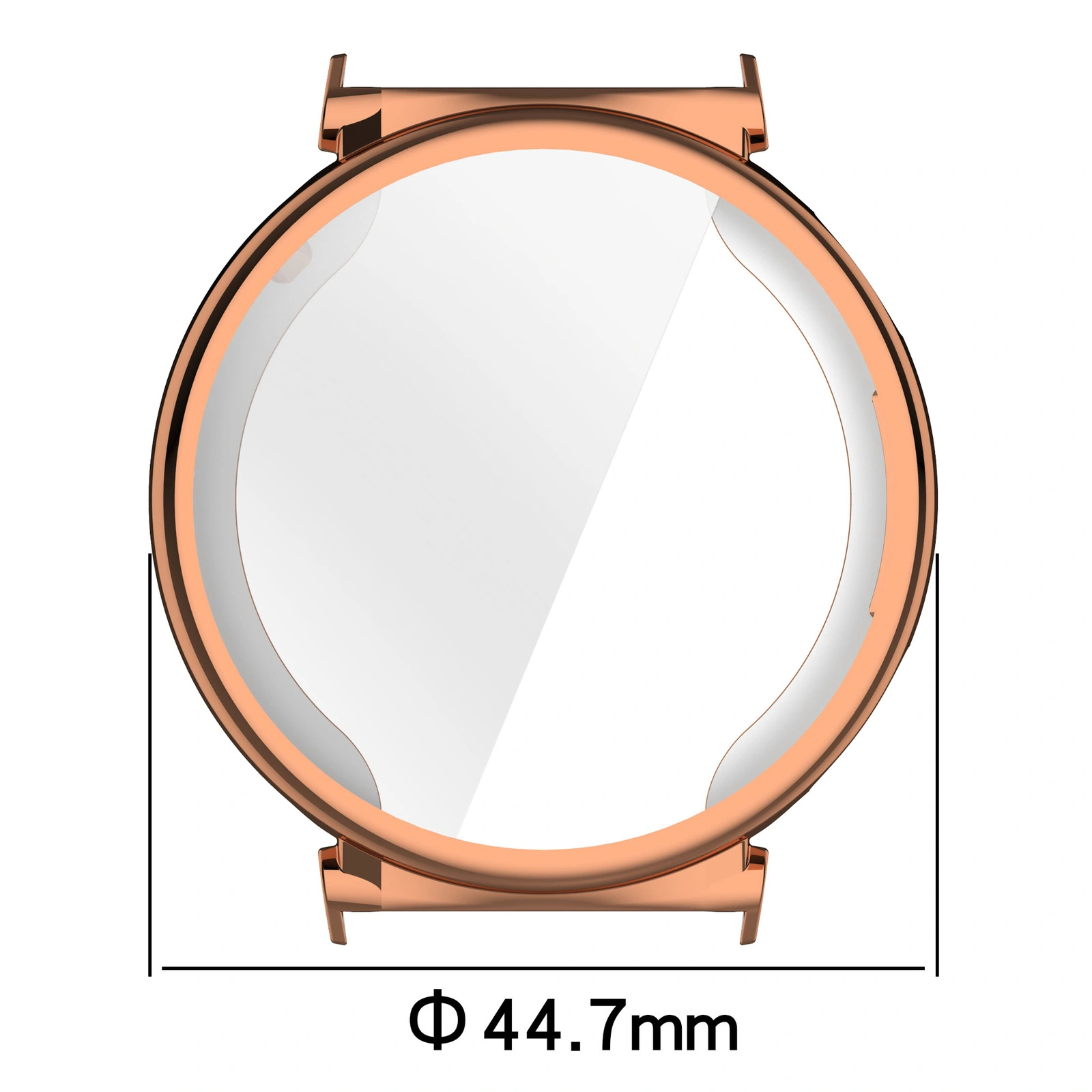 Kryt Bizon Case Watch Felipe Huawei Watch GT 5 Pro 42 mm rose gold