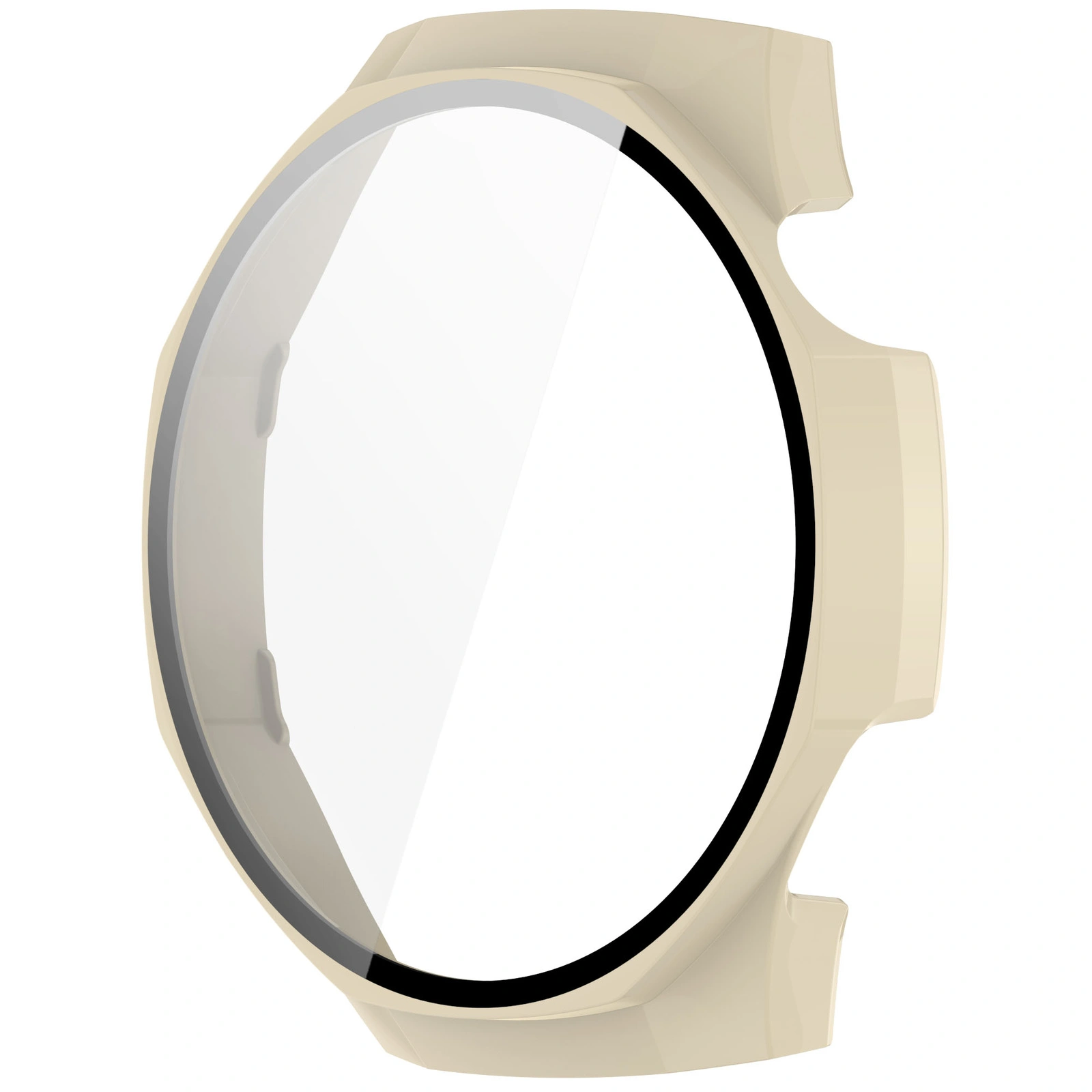 Kryt Bizon Case+Glass Watch Huawei Watch GT 5 Pro 46 mm beige