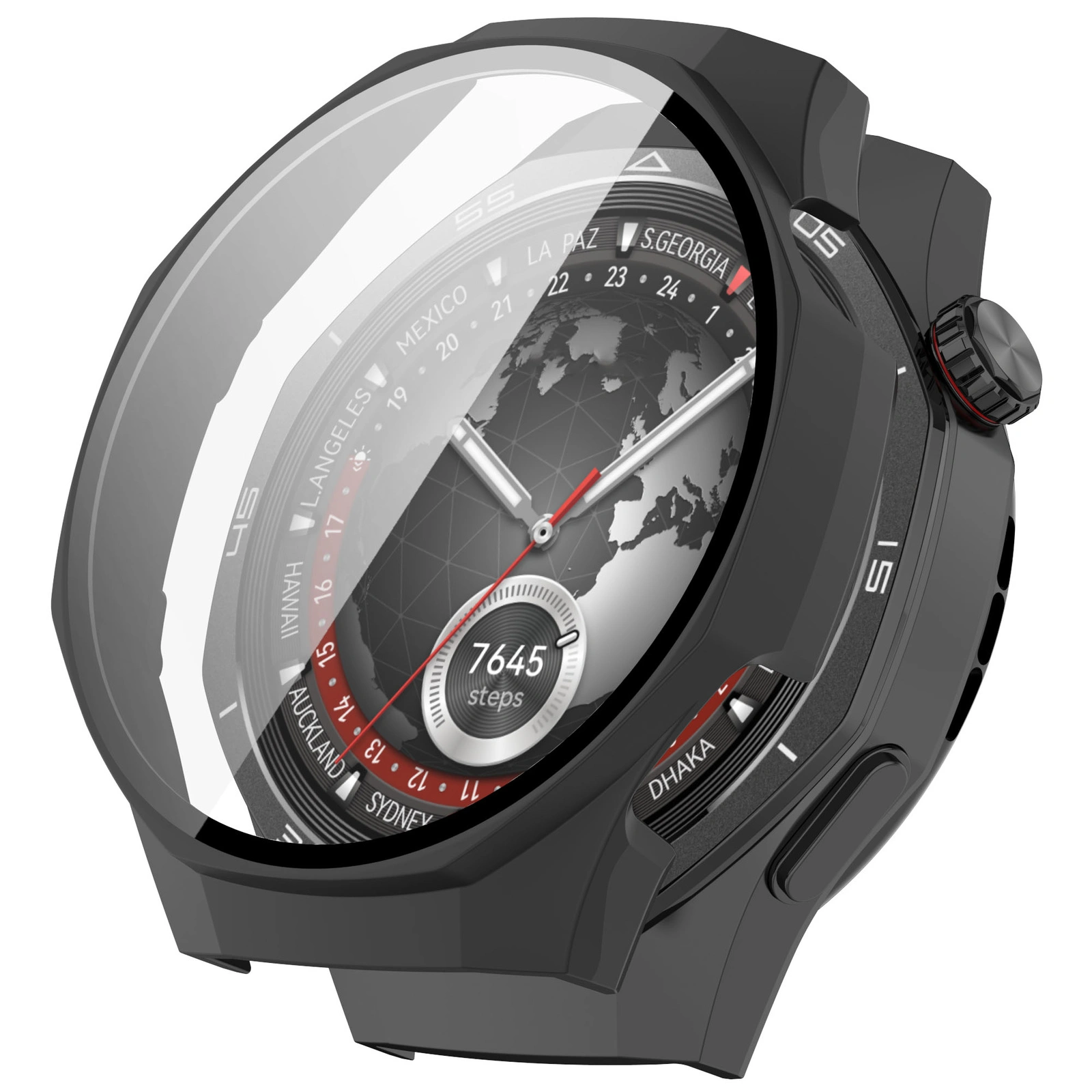 Kryt Bizon Case+Glass Watch Huawei Watch GT 5 Pro 46 mm black matte