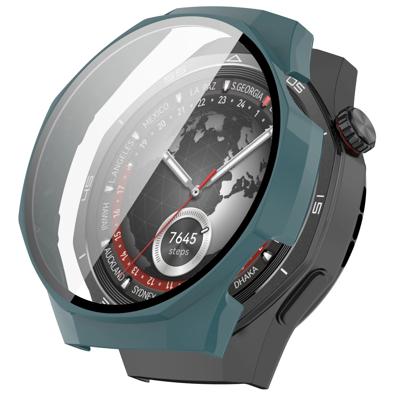 Kryt Bizon Case+Glass Watch Huawei Watch GT 5 Pro 46 mm green