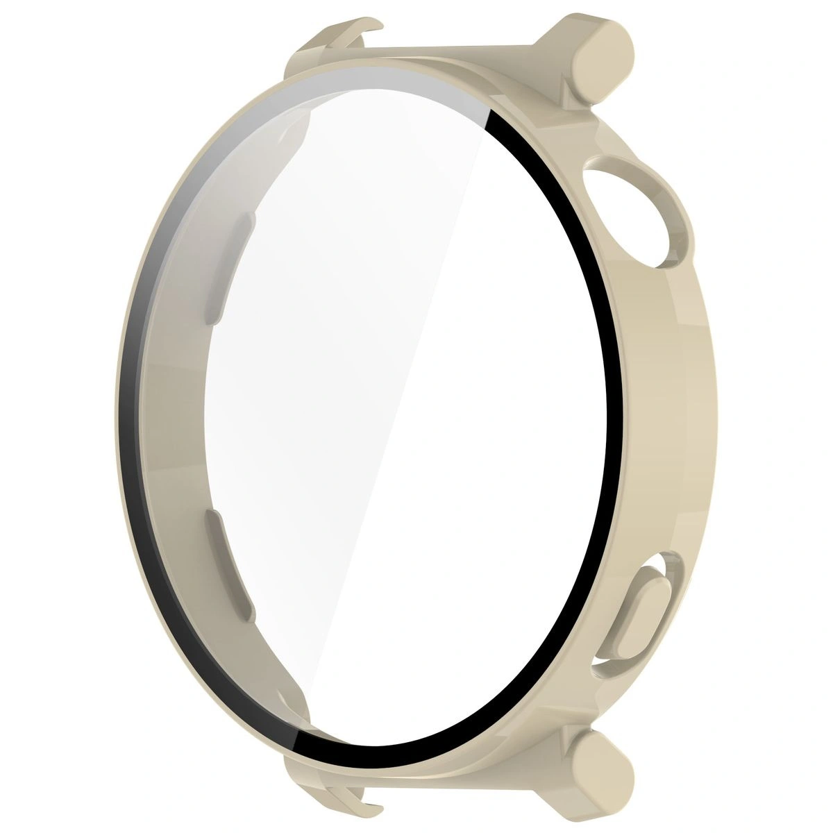 Kryt Bizon Case+Glass Watch Huawei Watch GT 5 Pro 42 mm beige