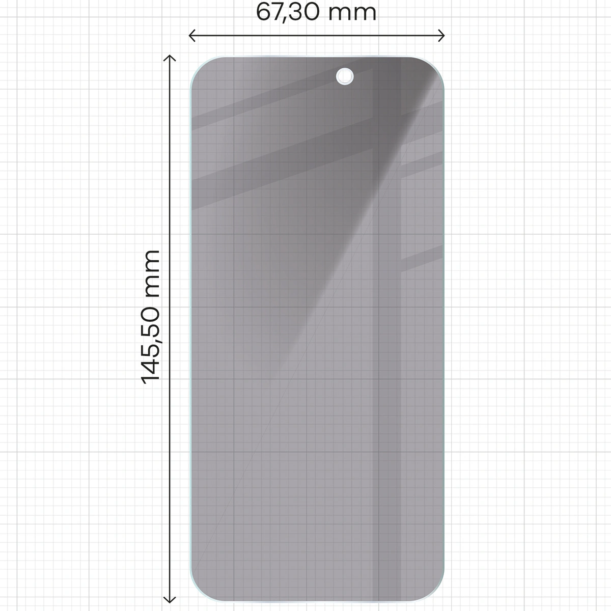 Ochranné sklo Bizon Glass Clear Shadow Apple iPhone 16 Pro tinted