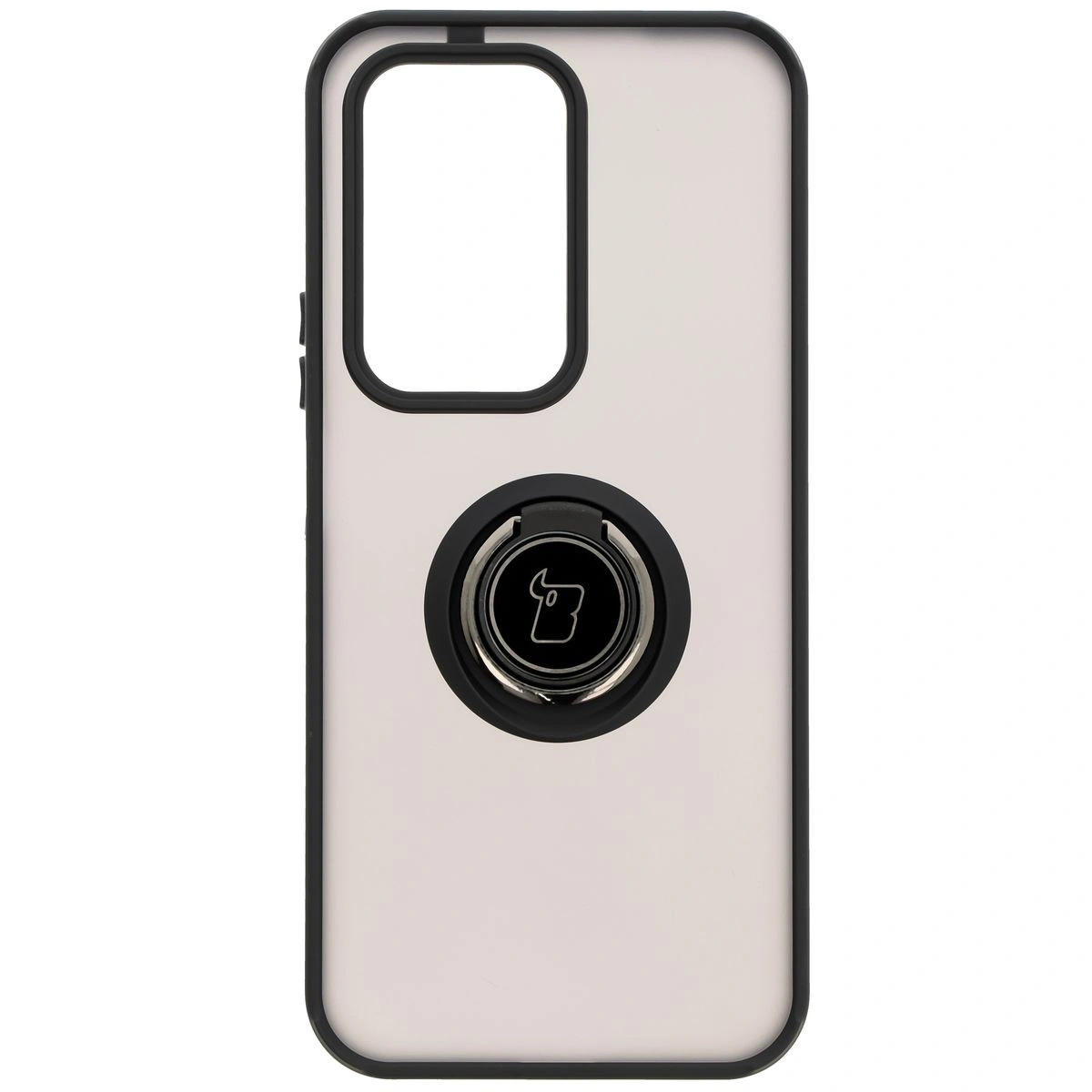 Kryt Bizon Case Hybrid Ring Honor 200 Lite smoky with a black frame