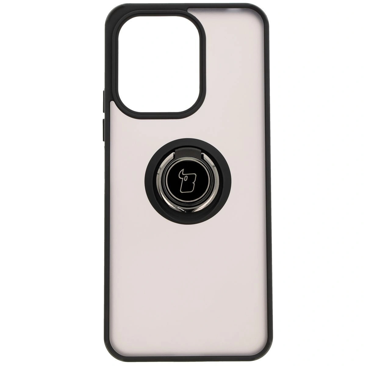 Kryt Bizon Case Hybrid Ring Xiaomi Redmi 13 4G smoky with a black frame