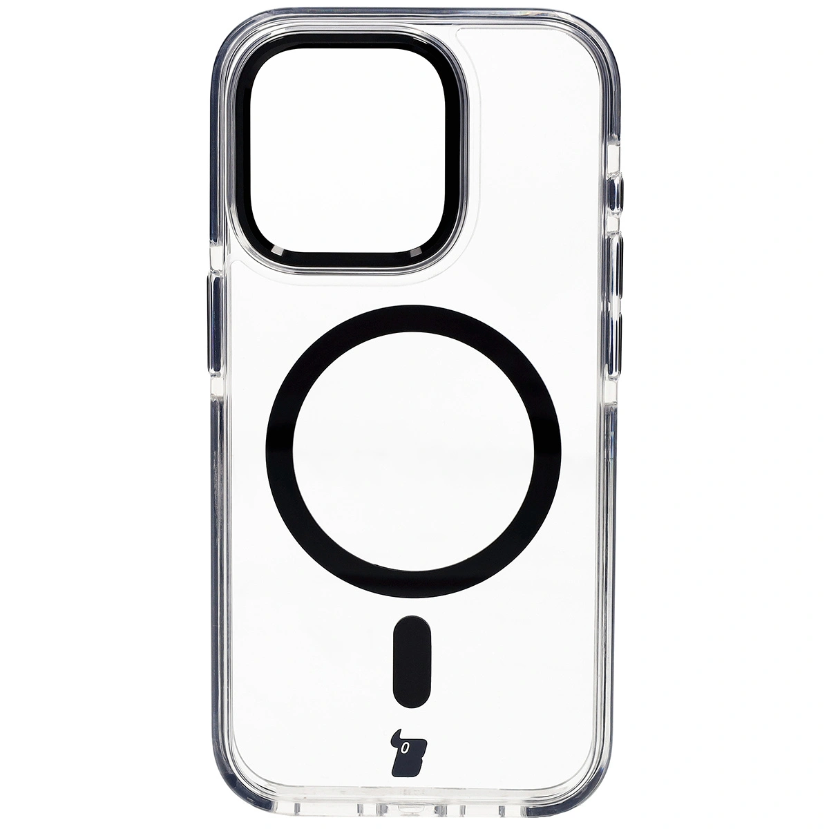 Kryt Bizon Case Marco Apple iPhone 15 Pro clear with black frame