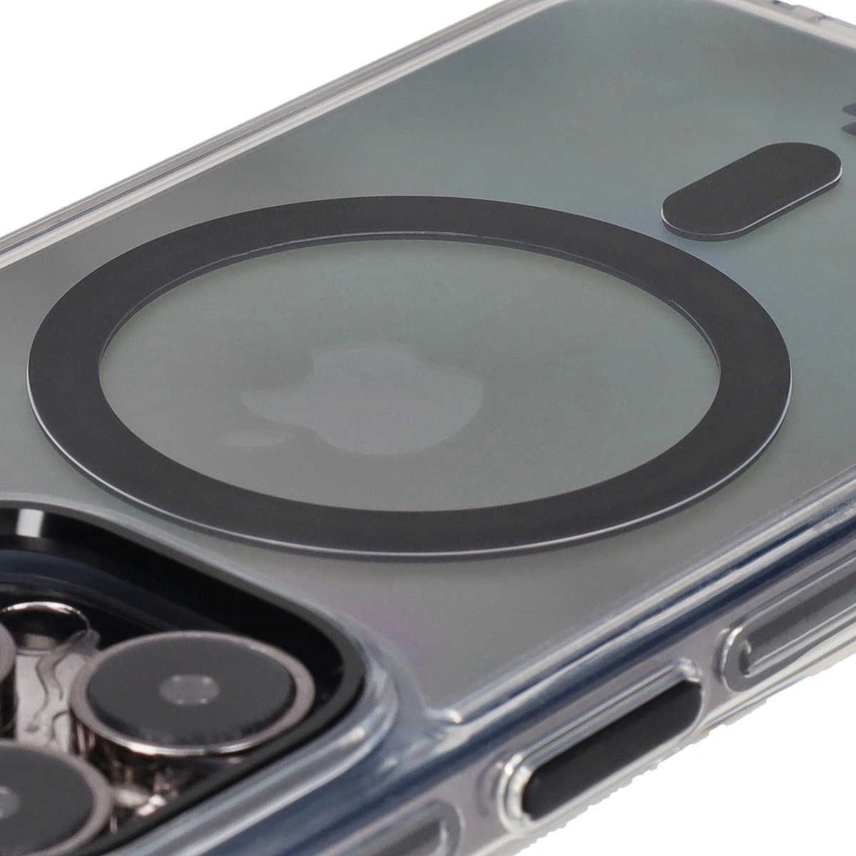 Kryt Bizon Case Marco Apple iPhone 15 Pro clear with black frame