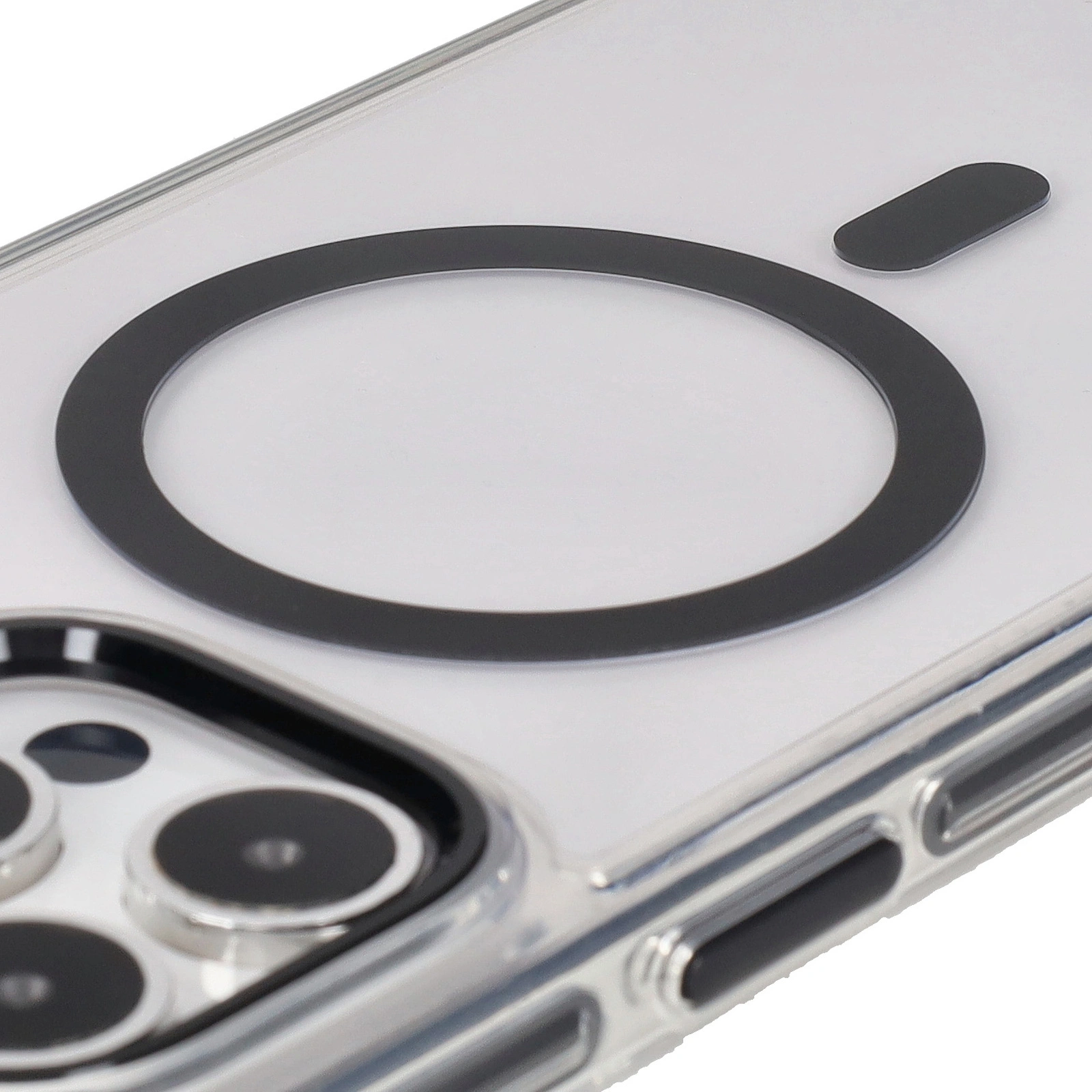 Kryt Bizon Case Marco Apple iPhone 15 Pro Max clear with black frame