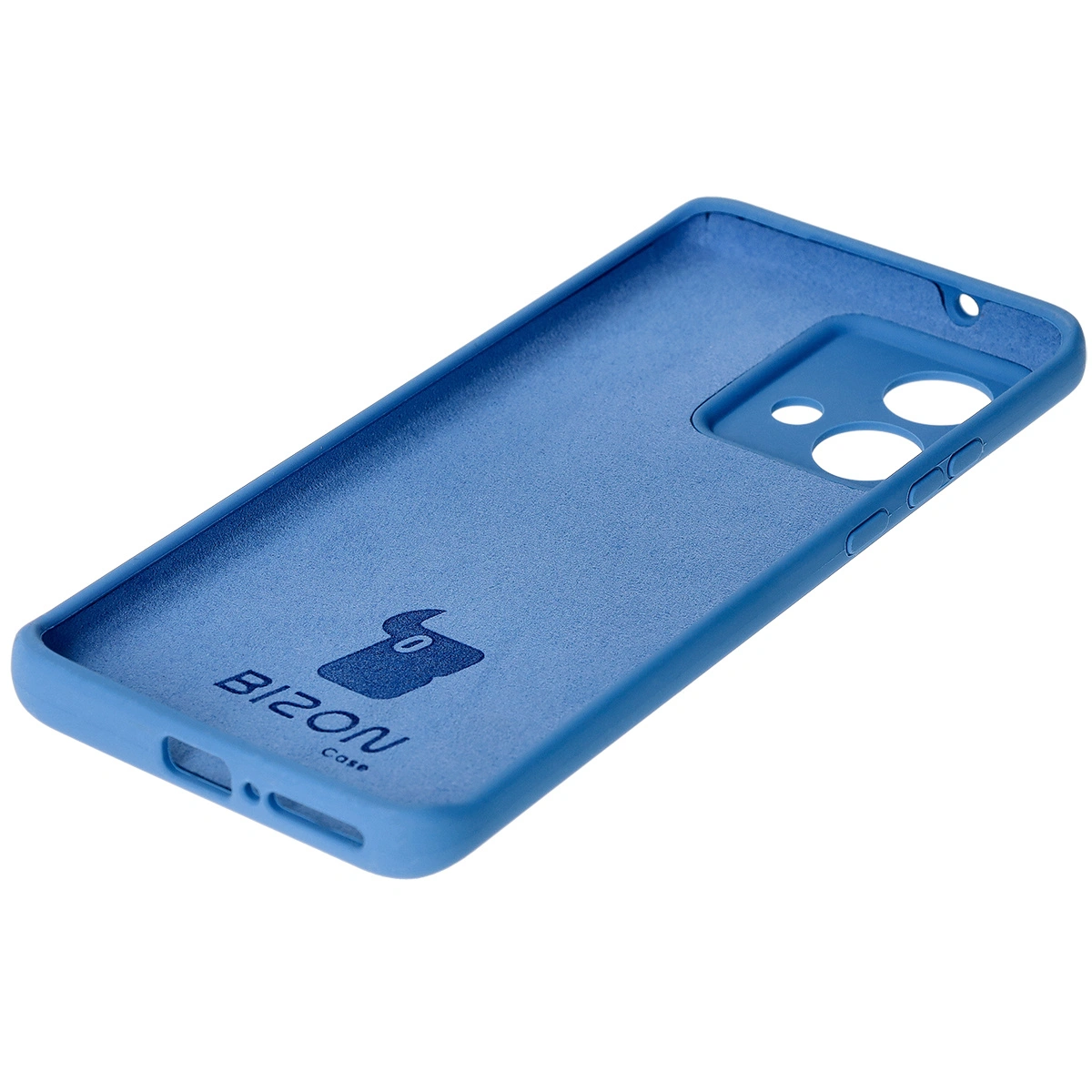 Kryt Bizon Soft Case Motorola Edge 40 Neo blue