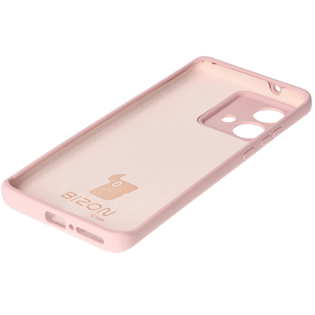 Kryt Bizon Soft Case Motorola Edge 40 Neo powder pink