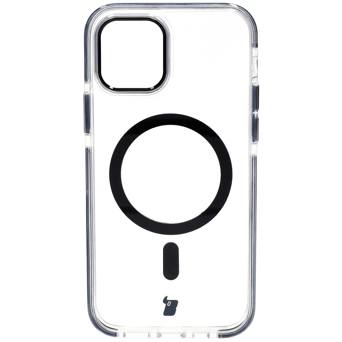 Kryt Bizon Case Marco Apple iPhone 12 Pro / 12 clear with black frame