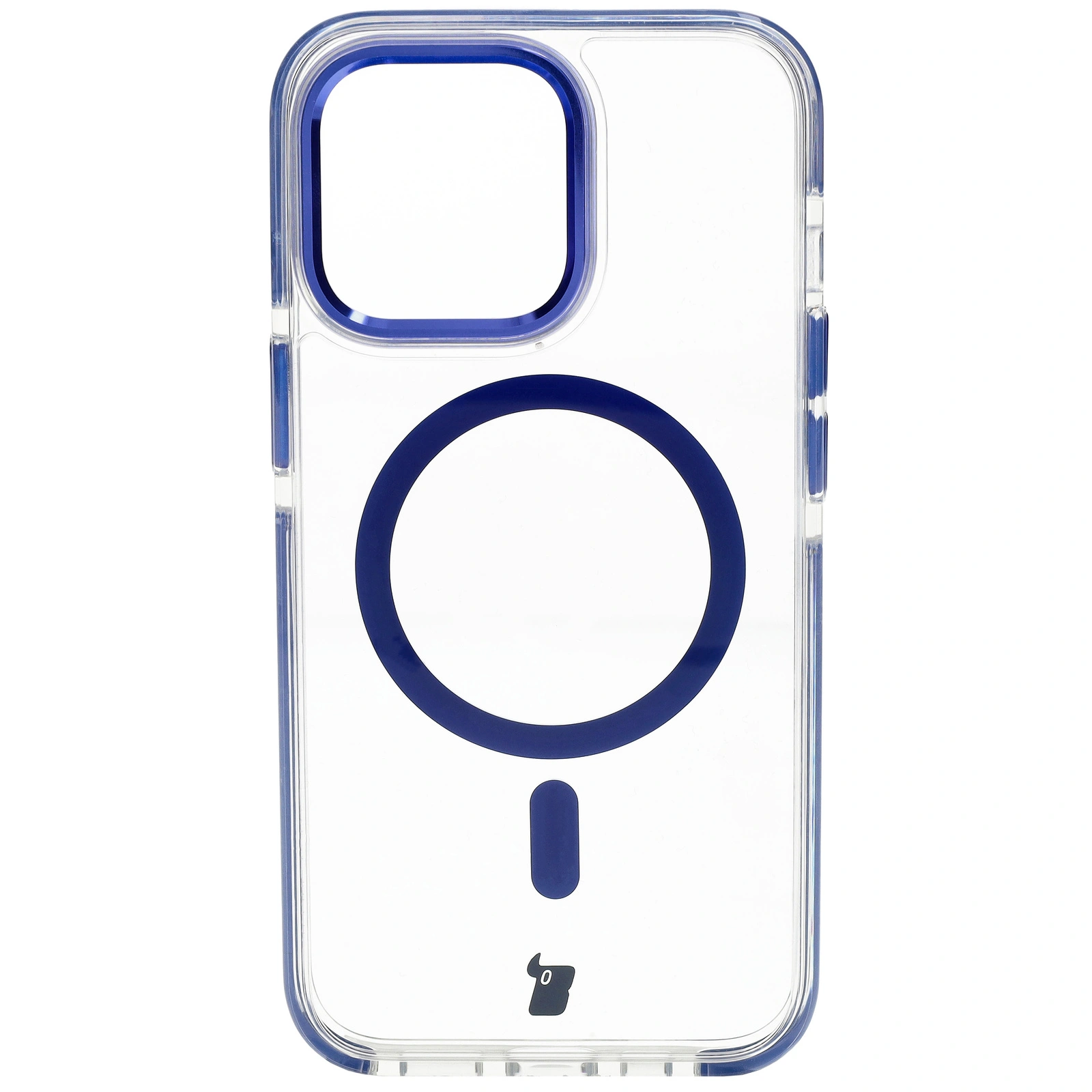 Kryt Bizon Case Marco Apple iPhone 13 Pro clear with blue frame