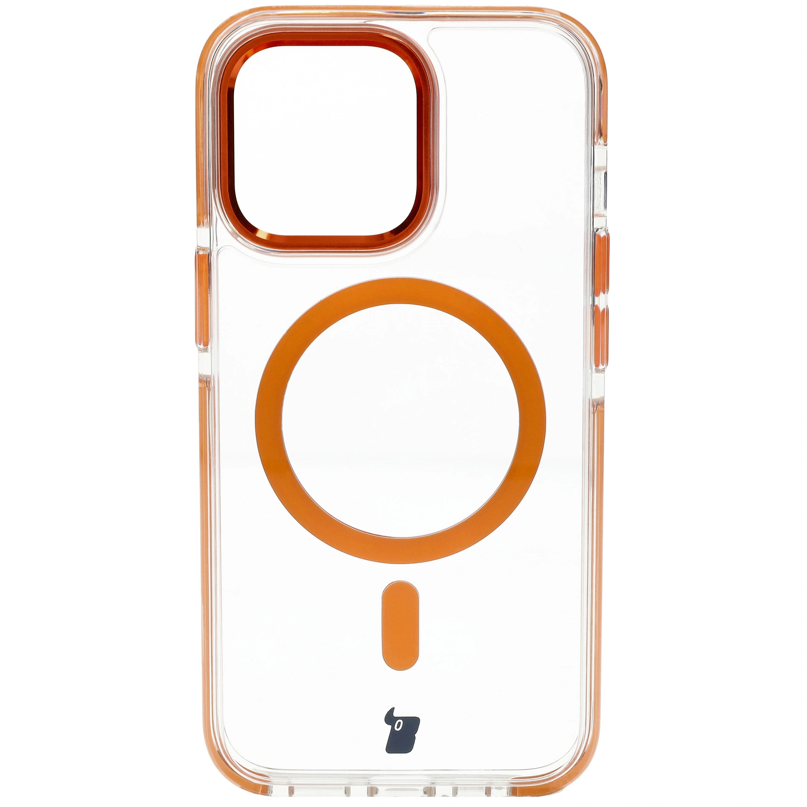 Kryt Bizon Case Marco Apple iPhone 13 Pro clear with orange frame