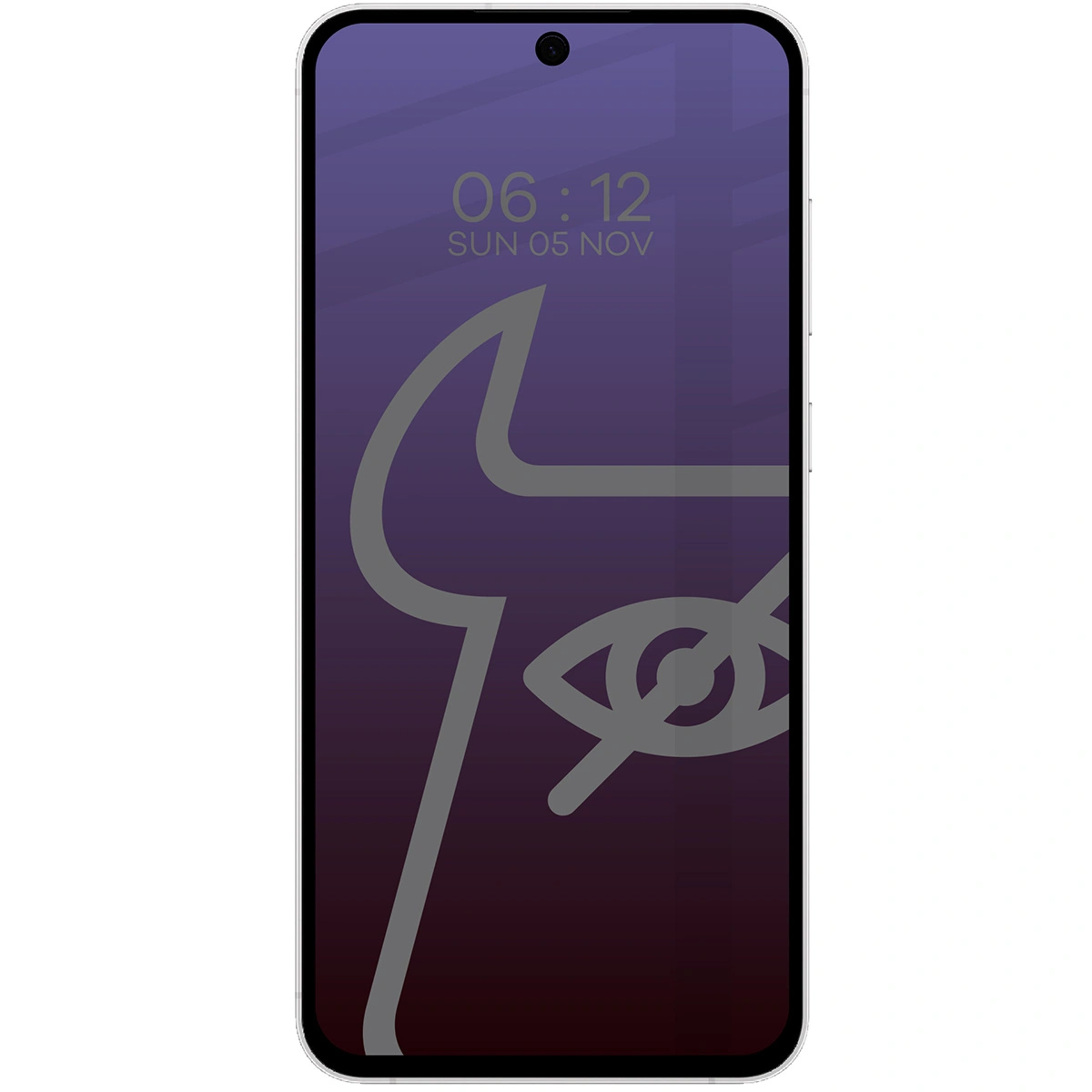 Ochranné sklo Bizon Glass Edge Shadow Samsung Galaxy S24 FE tinted with a black frame