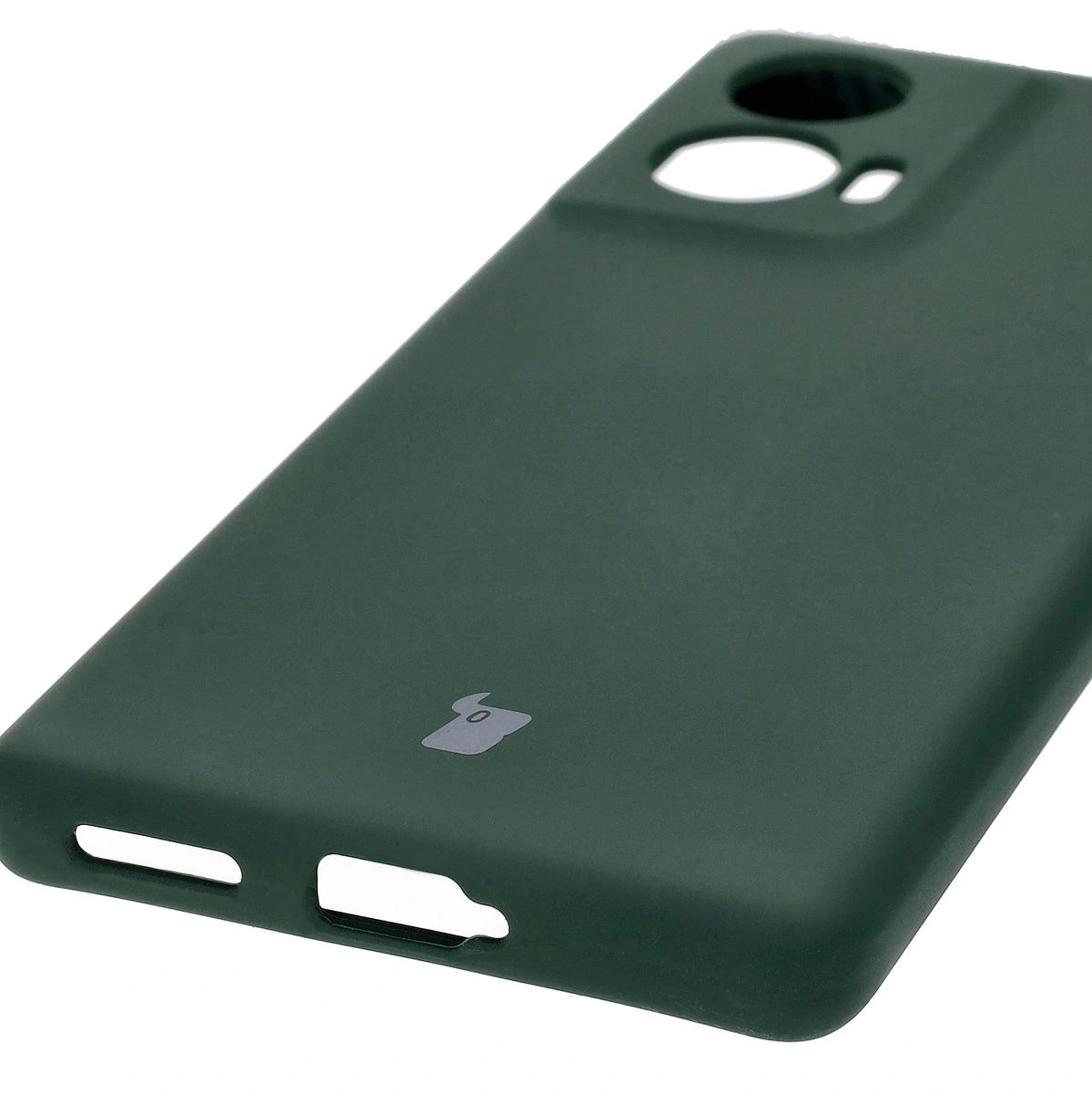 Kryt Bizon Soft Case Motorola Edge 50 Fusion dark green