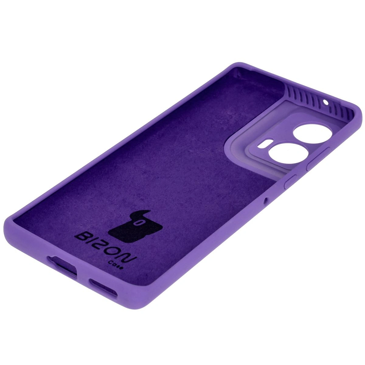 Kryt Bizon Soft Case Motorola Edge 50 Fusion purple