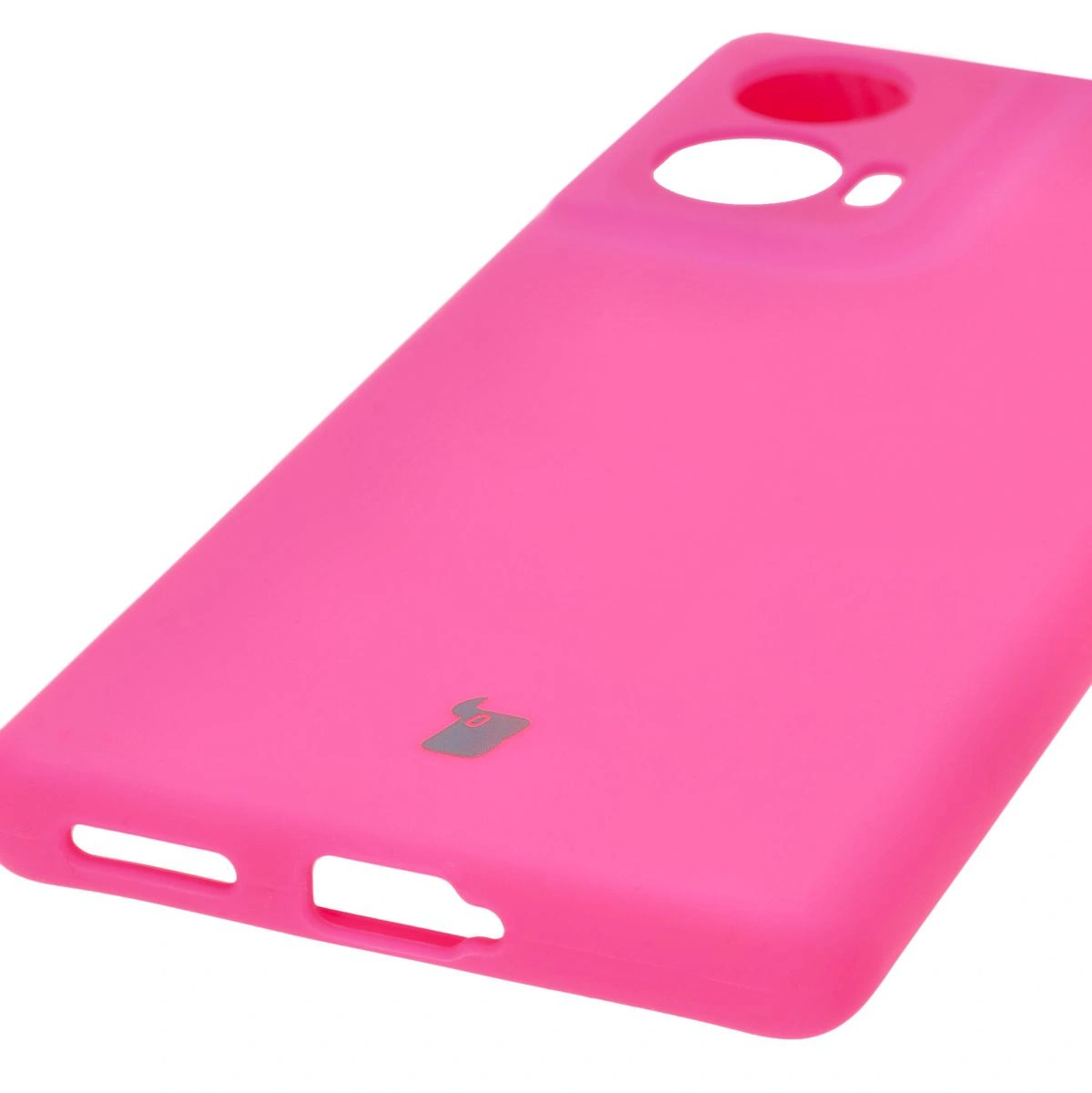 Kryt Bizon Soft Case Motorola Edge 50 Fusion neon pink