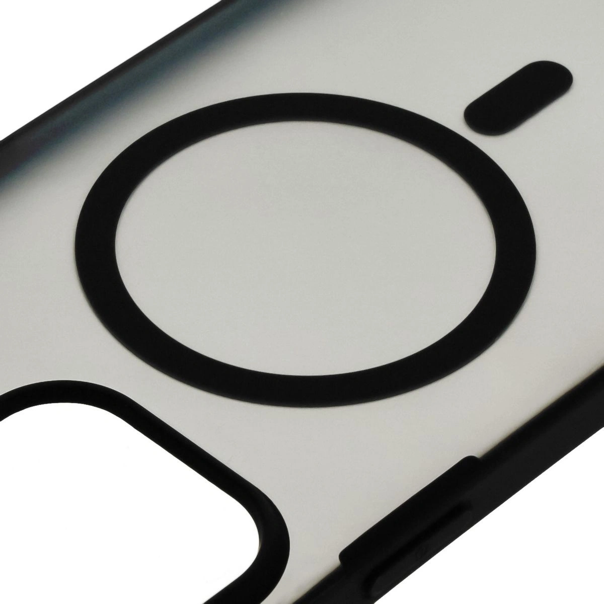 Kryt Bizon Case MatteO Apple iPhone 15 Pro Max transparent with black frame