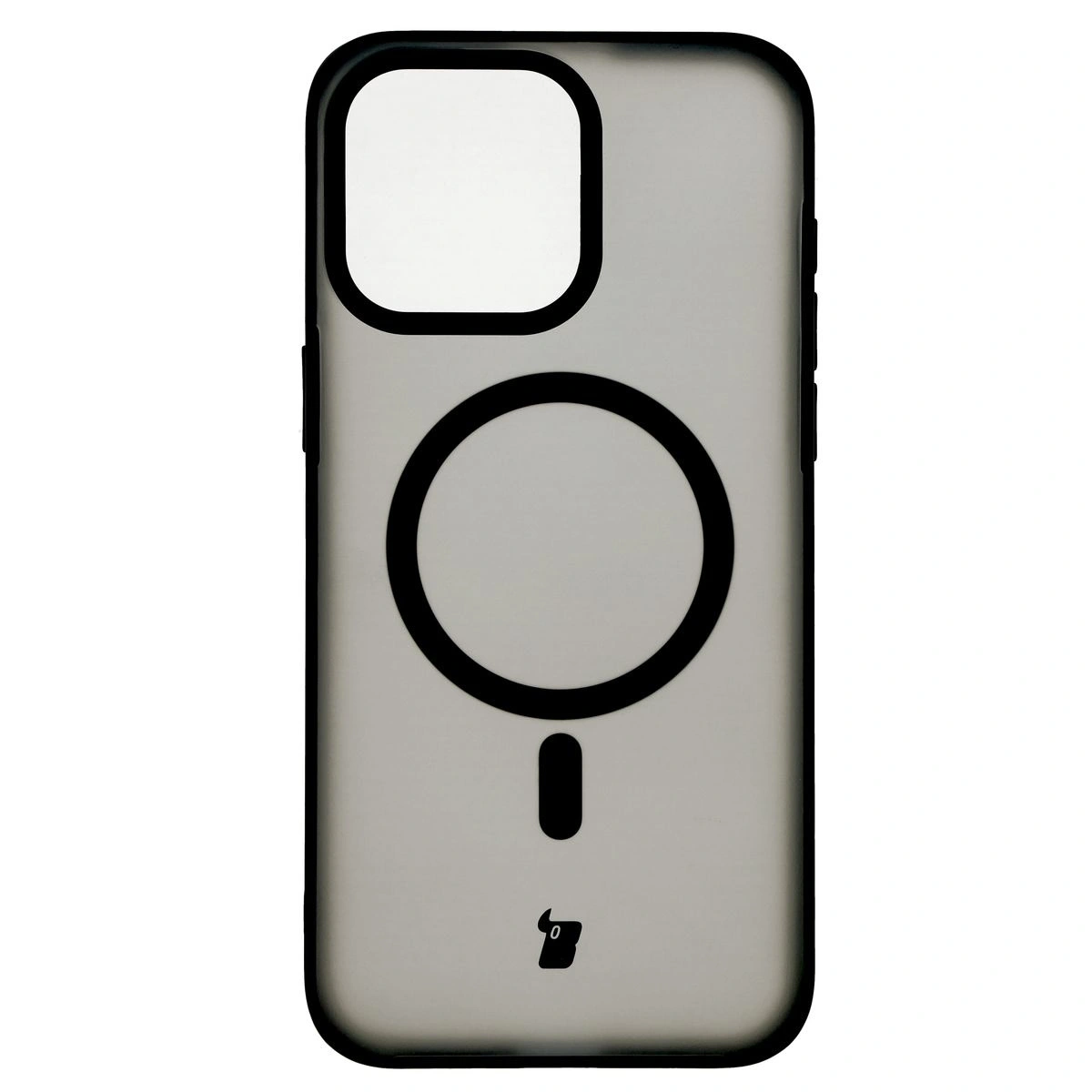Kryt Bizon Case MatteO Apple iPhone 15 transparent with black frame