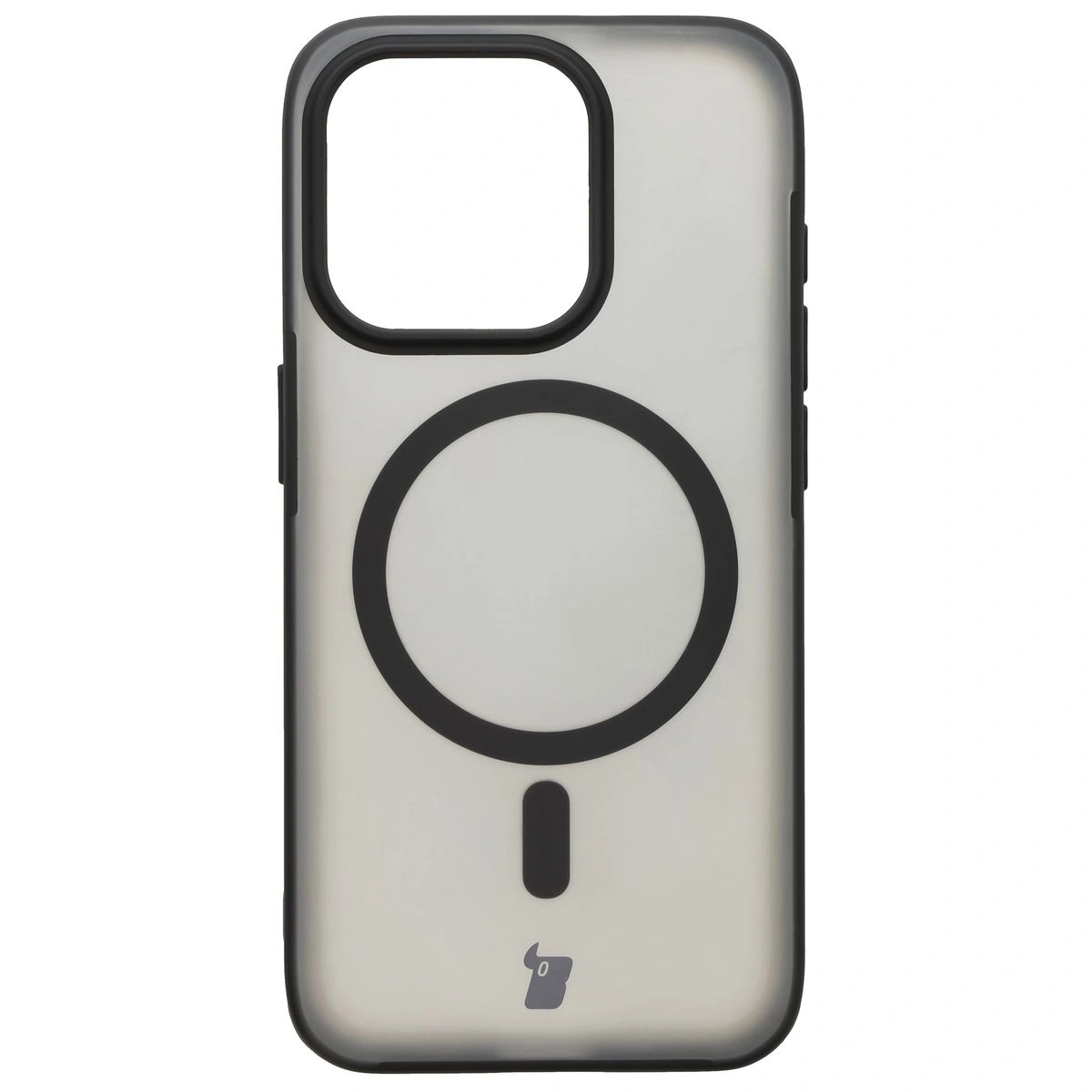 Kryt Bizon Case MatteO Apple iPhone 15 Pro transparent with black frame
