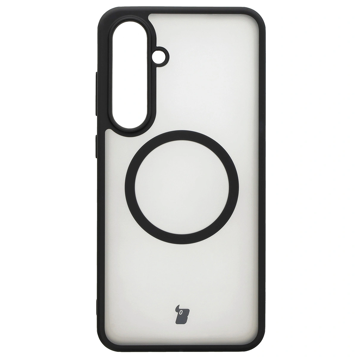 Kryt Bizon Case MatteO Samsung Galaxy S24 FE transparent with black frame