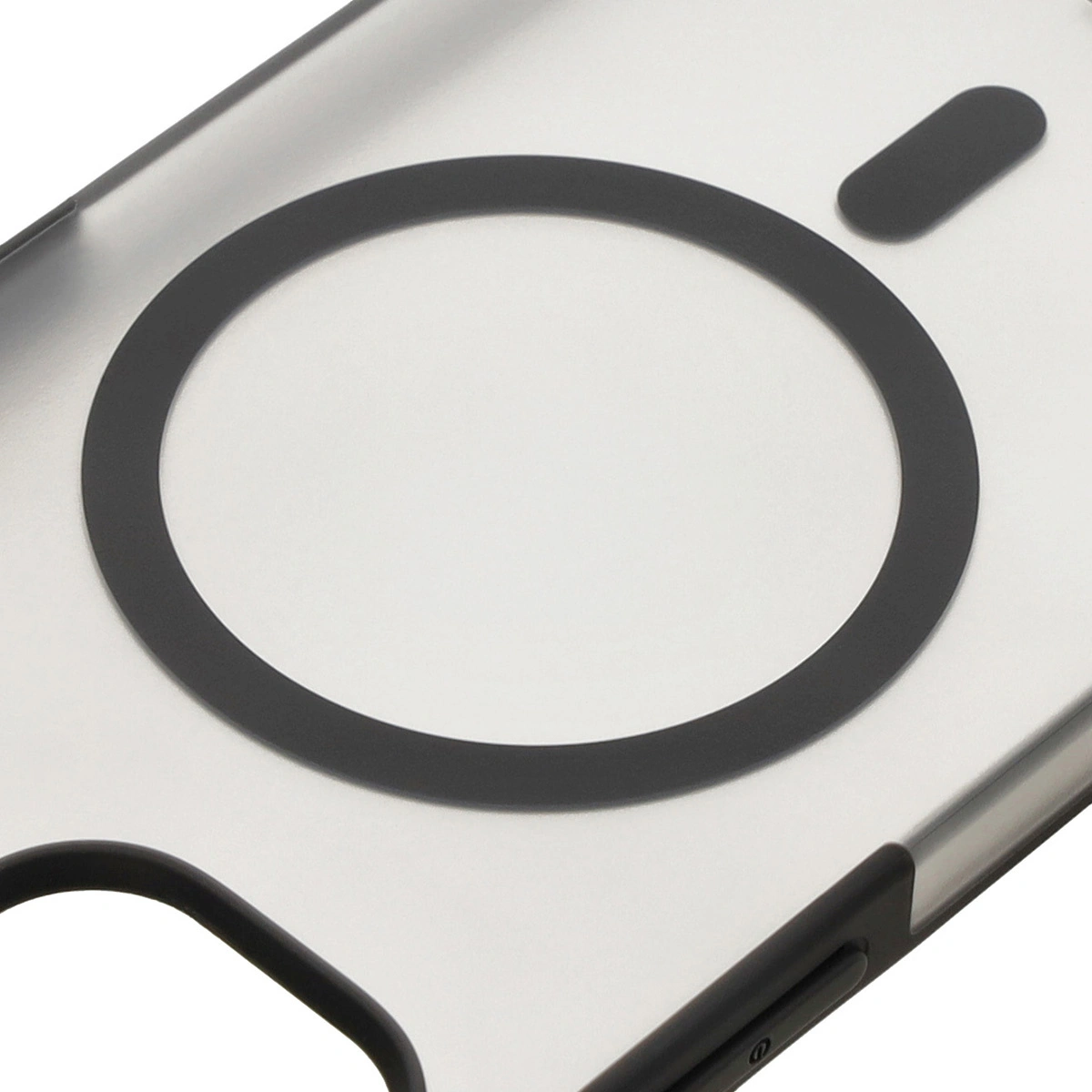 Kryt Bizon Case MatteO Apple iPhone 14 / Phone 13 transparent with black frame